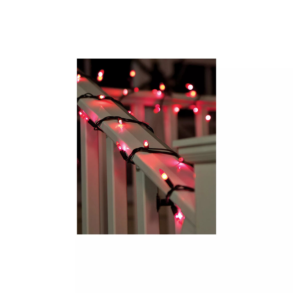 Double Orange and Purple String Lights