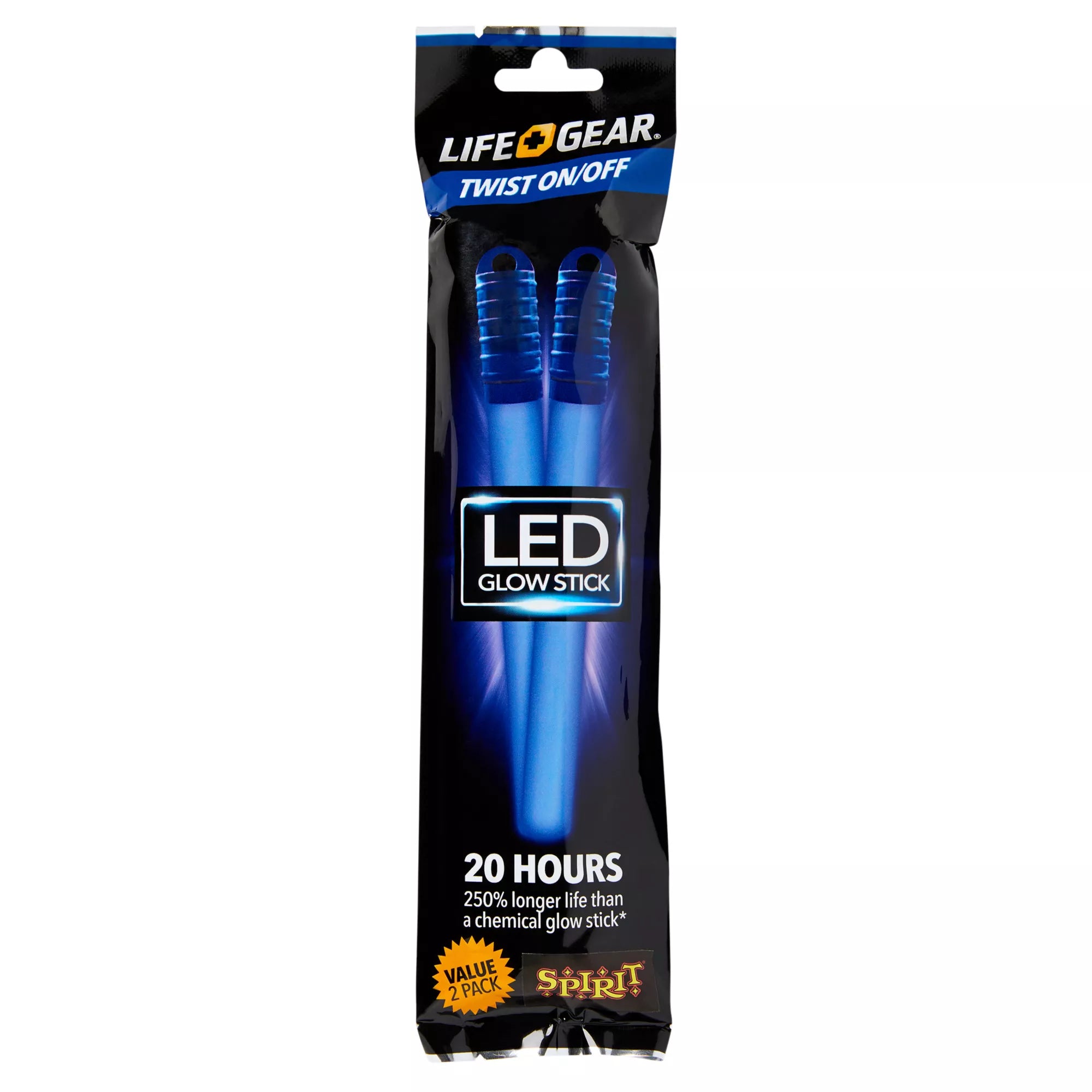LED Glow Sticks - 2 Pack
