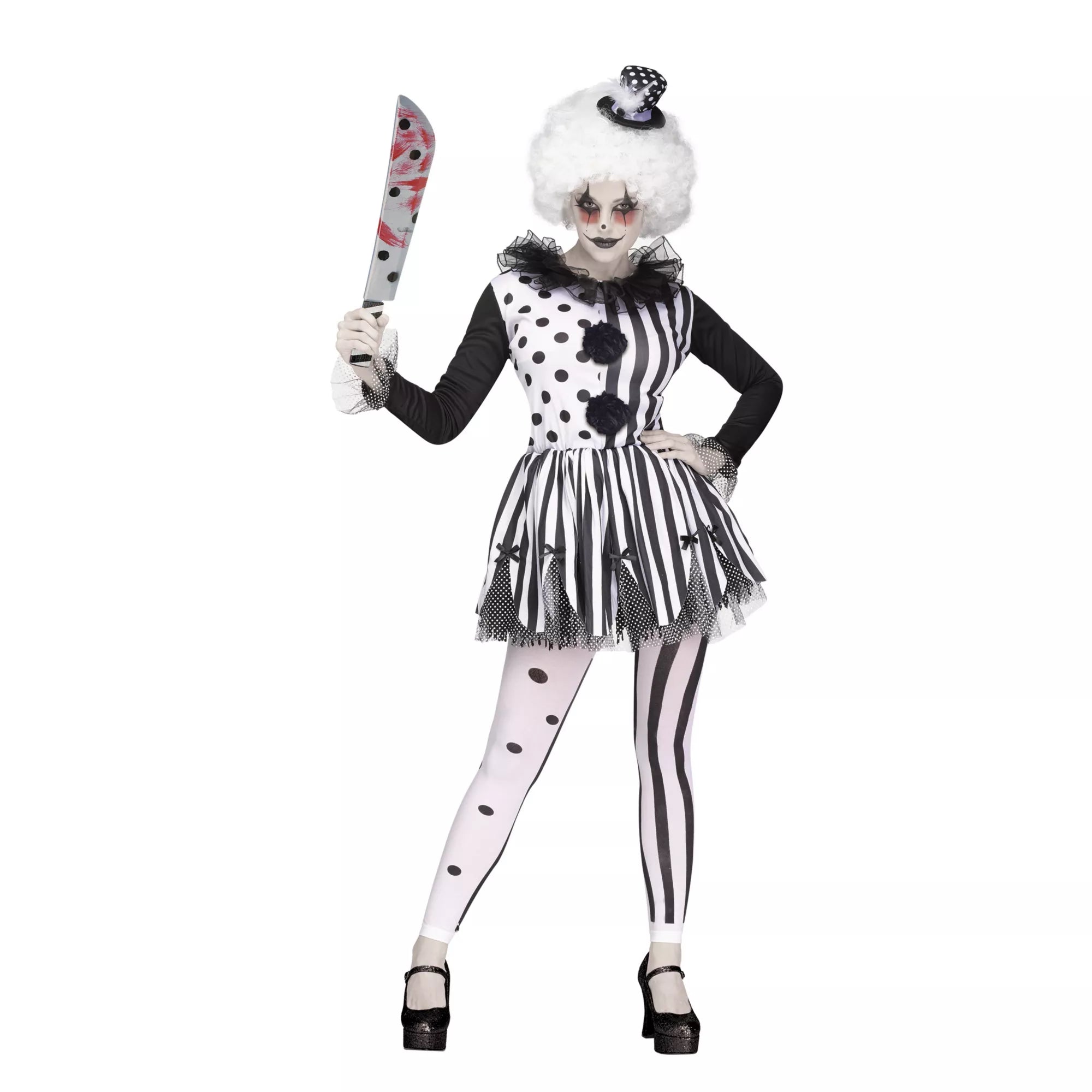 Adult Twisted Trickster Clown Costume