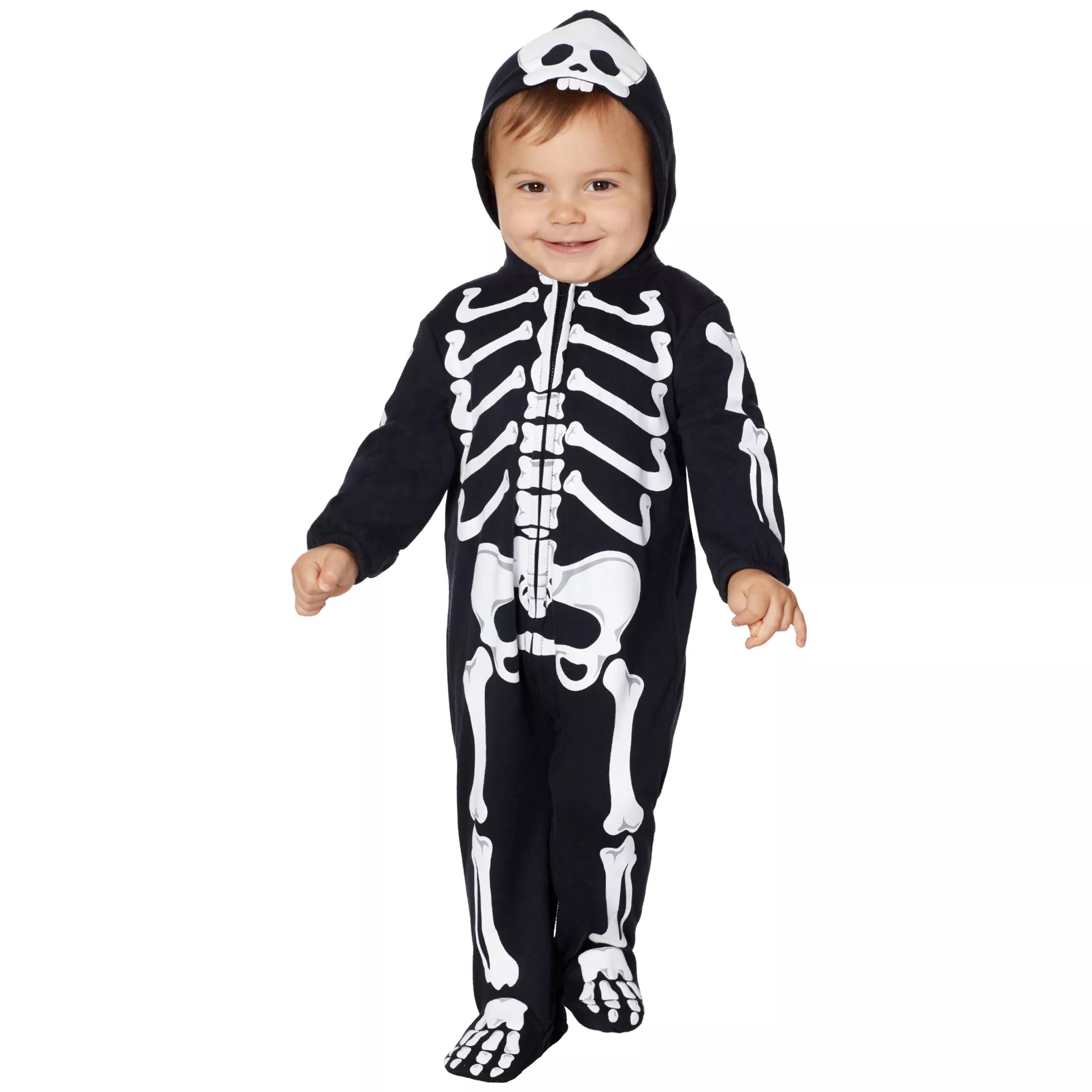 Toddler Skeleton Coveralls