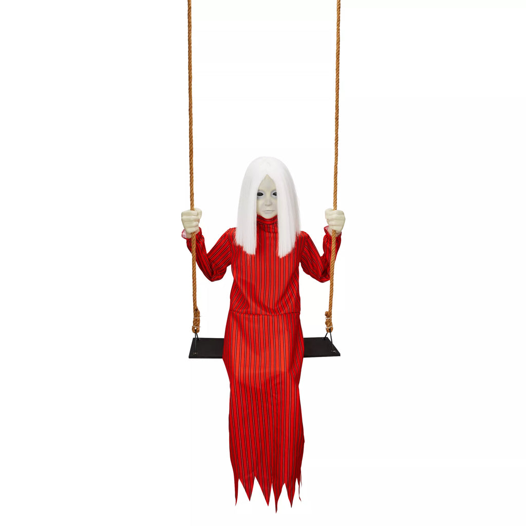 Ghostly Swing Girl Static Prop