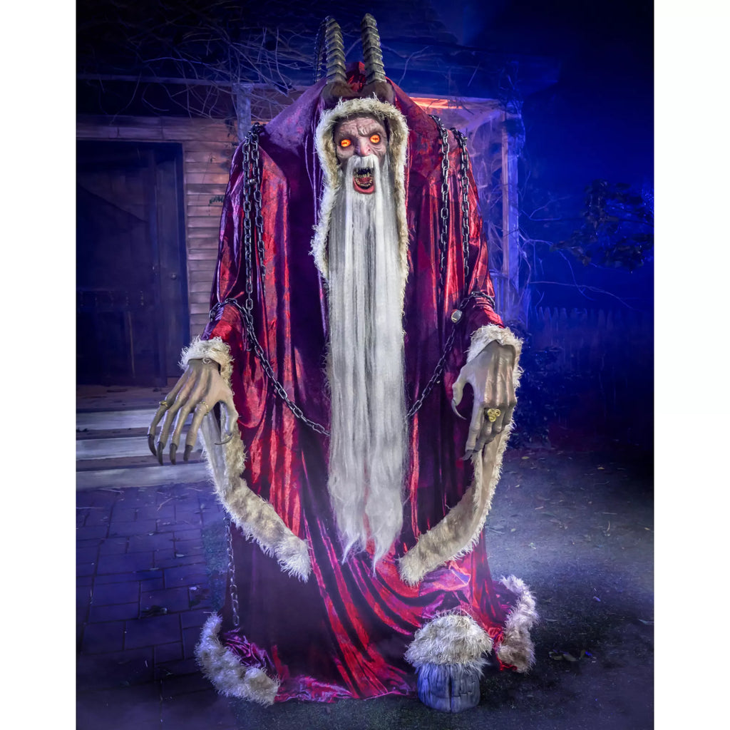 7 Ft 3 In Krampus Animatronic
