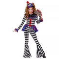 Kids Carnival Clown Unitard Costume