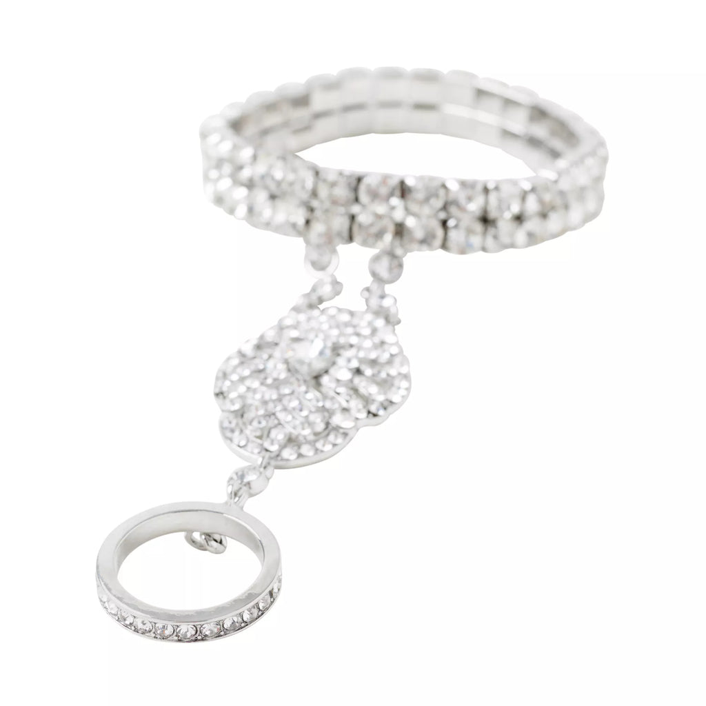 '20s Gem Hand Chain Bracelet