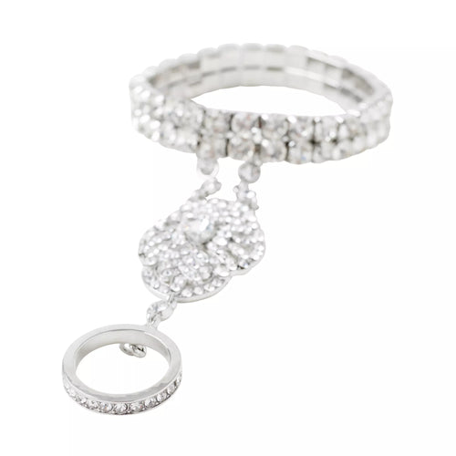 '20s Gem Hand Chain Bracelet