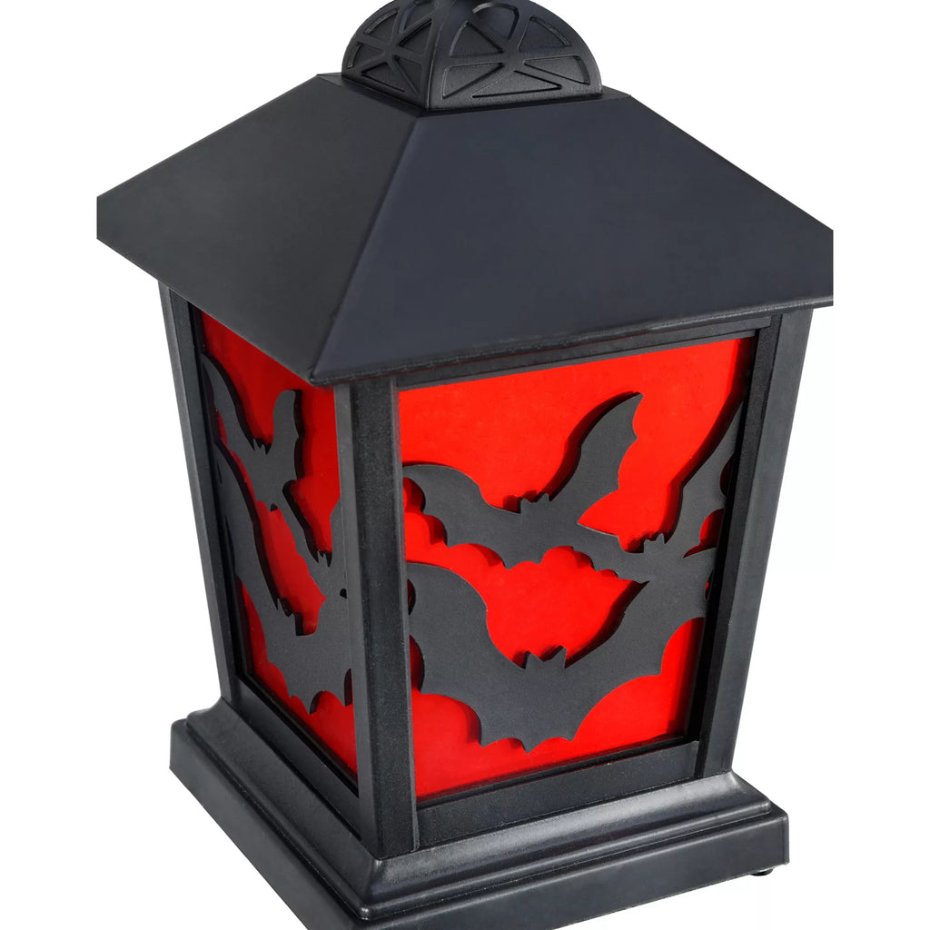 Red LED Creepy Bats Lantern Pathway Markers - 4 Pack