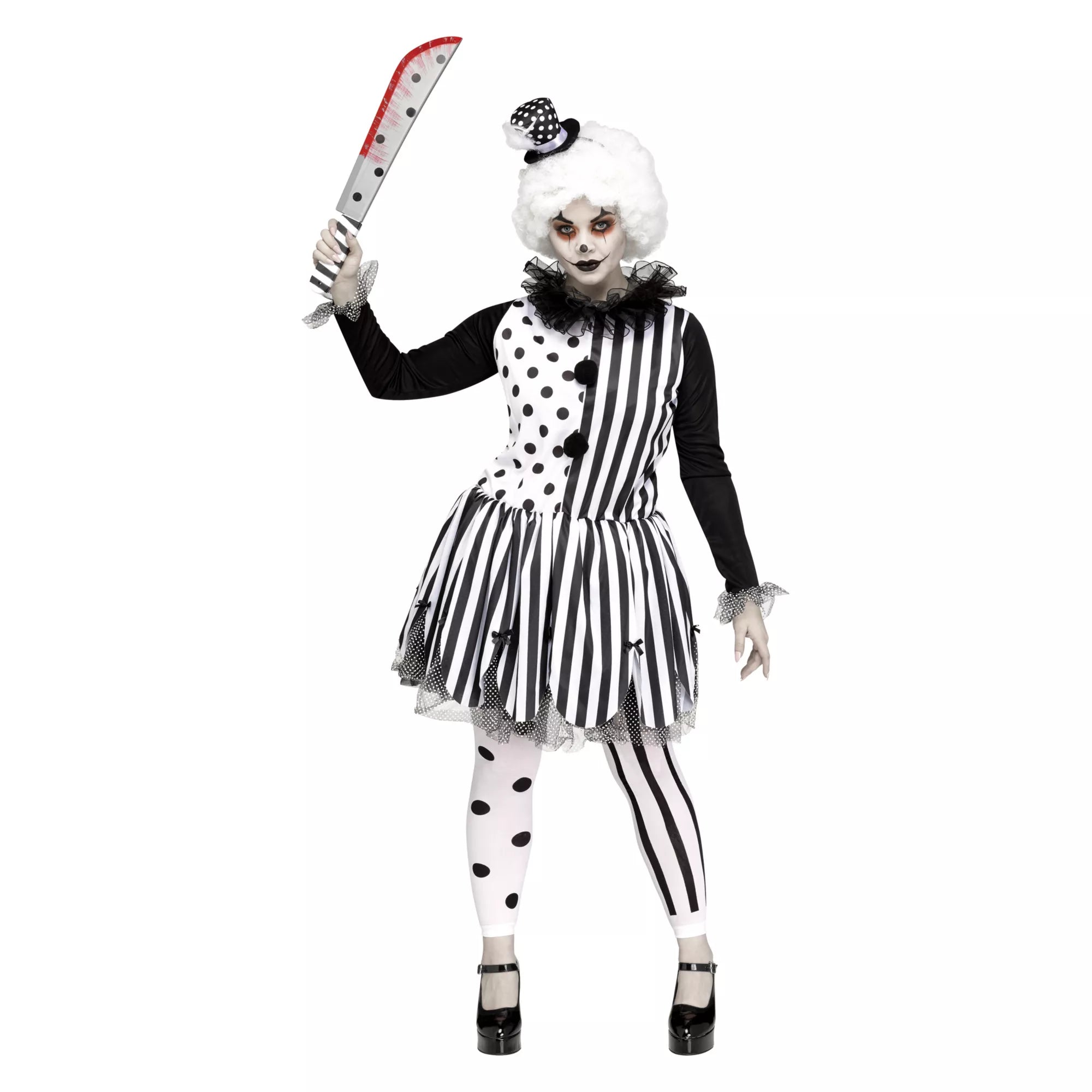 Adult Twisted Trickster Clown Costume