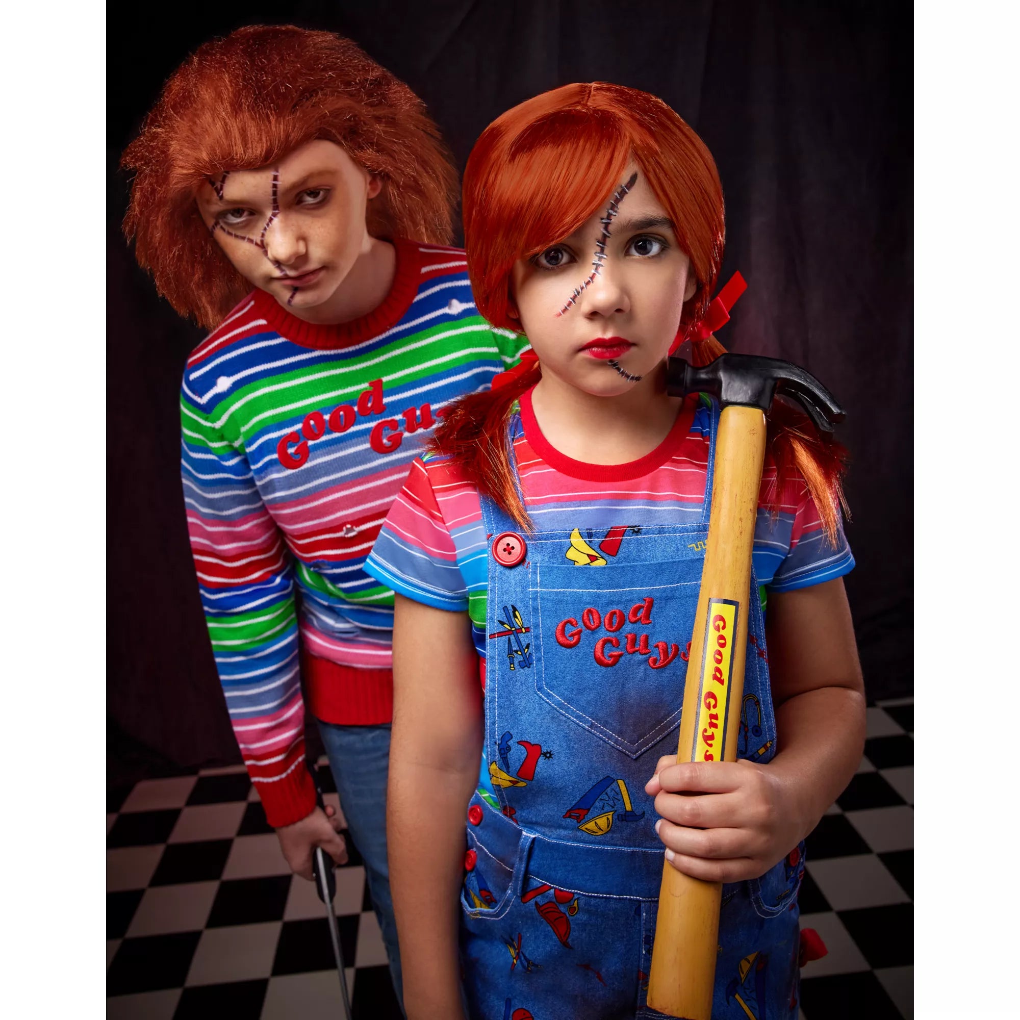 Kids Chucky Overalls Costume