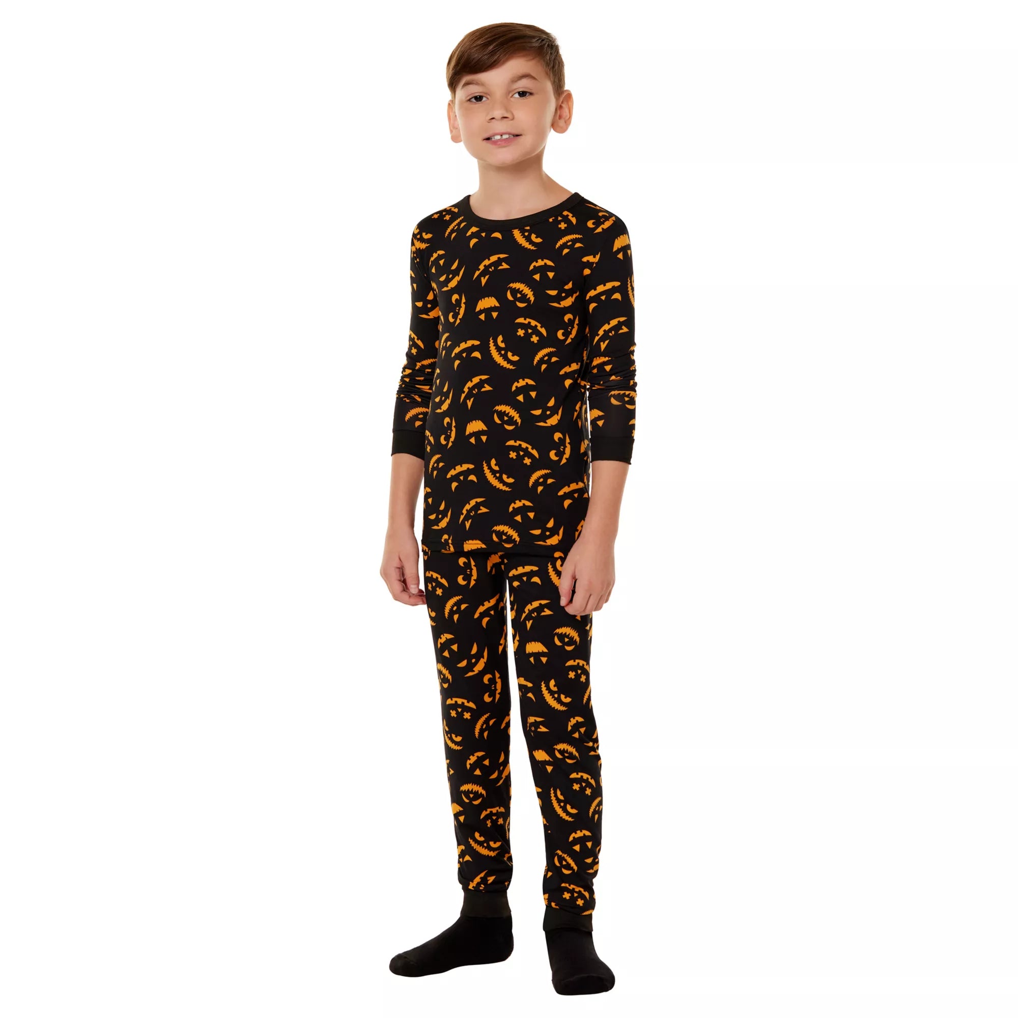 Kids Jack-O'-Lantern Pajama Set