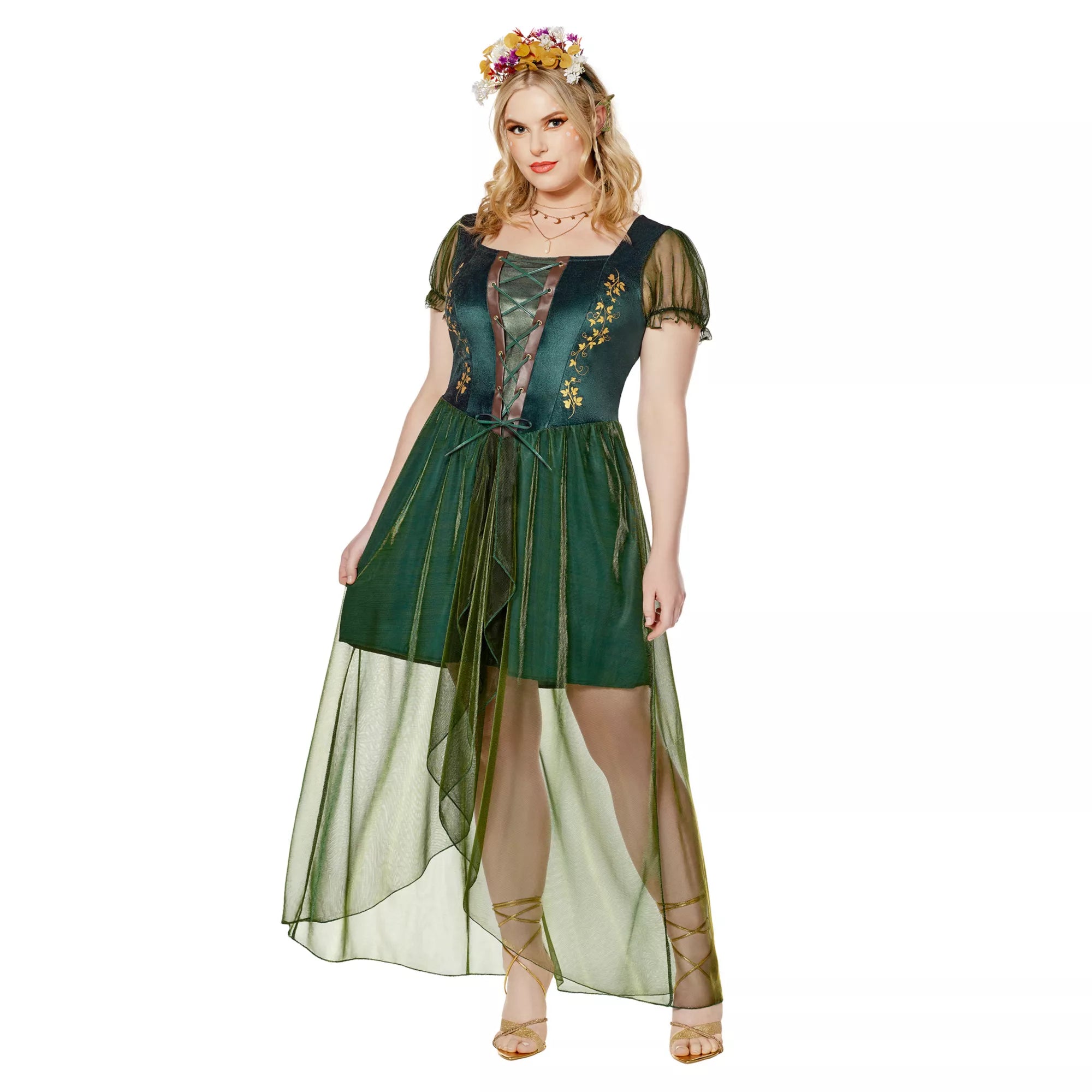 Adult Queen of the Forest Costume