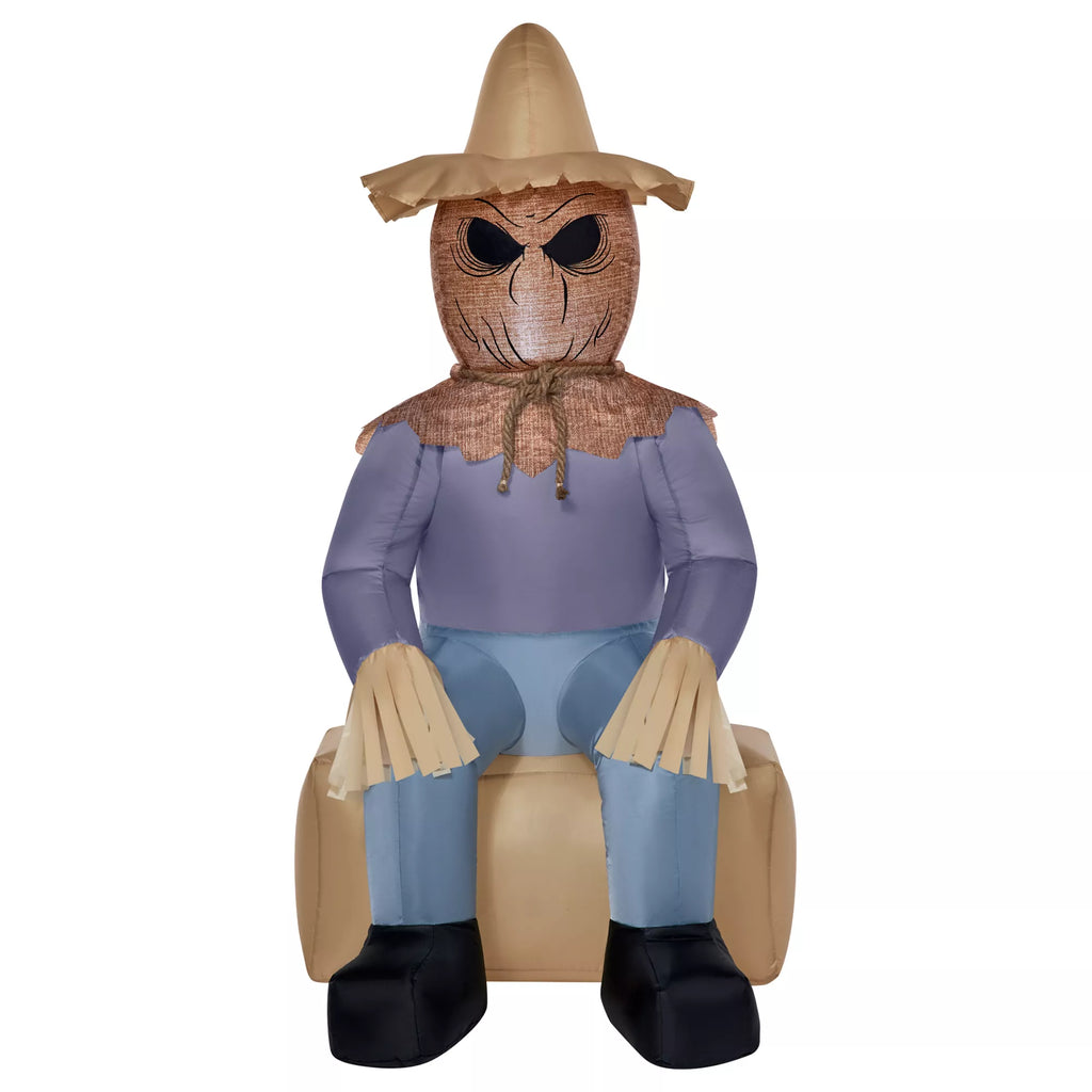 4 Ft Light-Up Scarecrow Inflatable Decoration