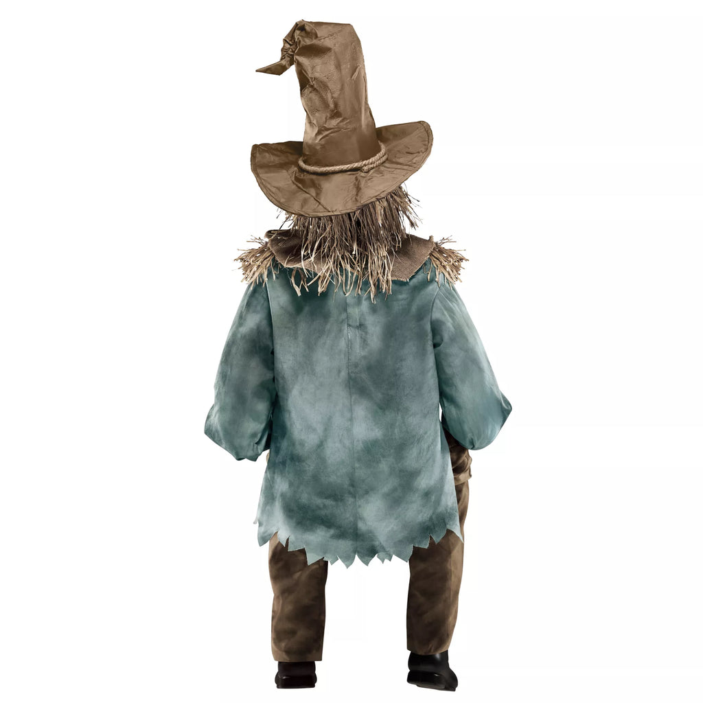 4 Ft 6 In Scary Sitting Scarecrow Animatronic