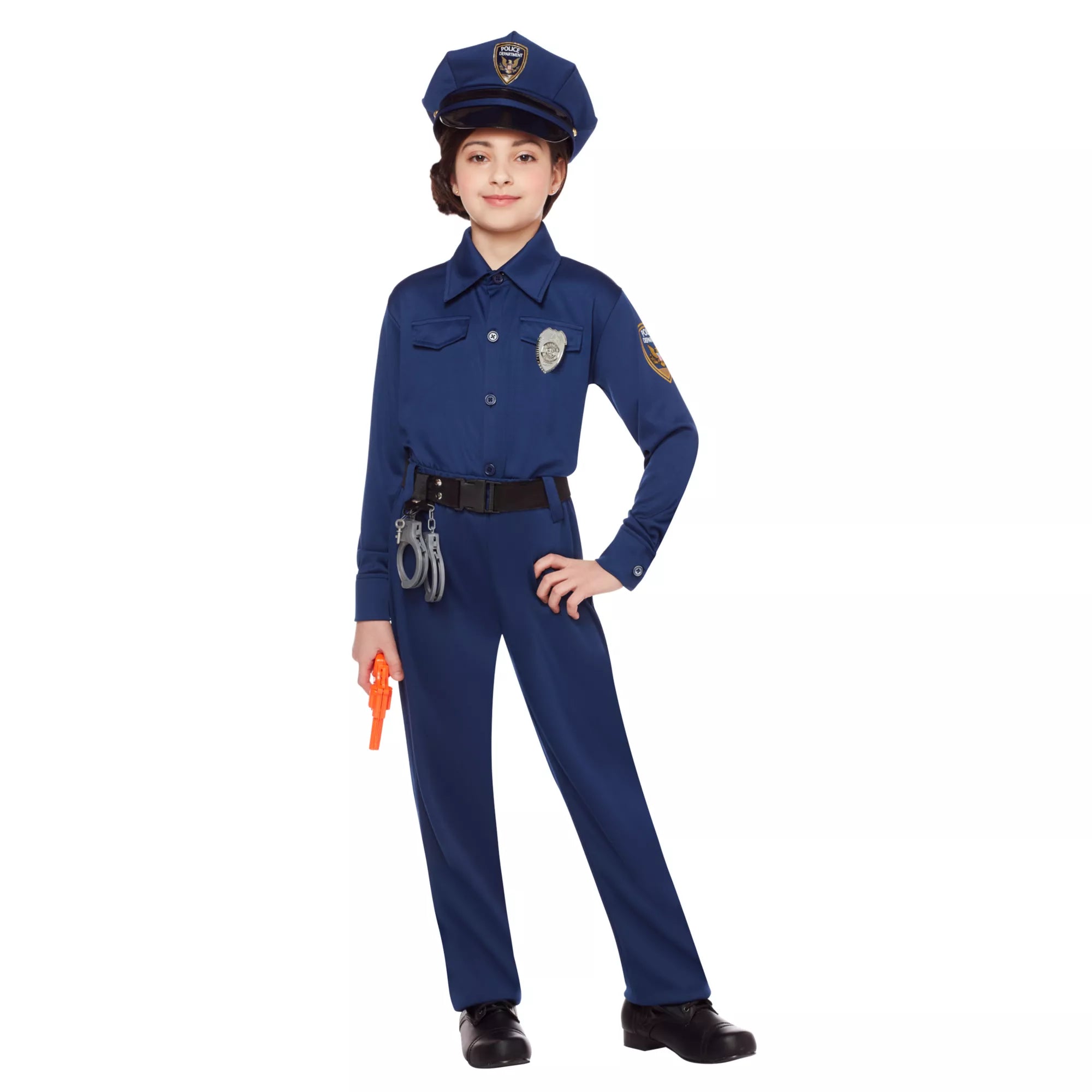 Kids Police Officer Uniform Costume