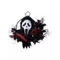 Light-Up Ghost Face Slasher Wreath