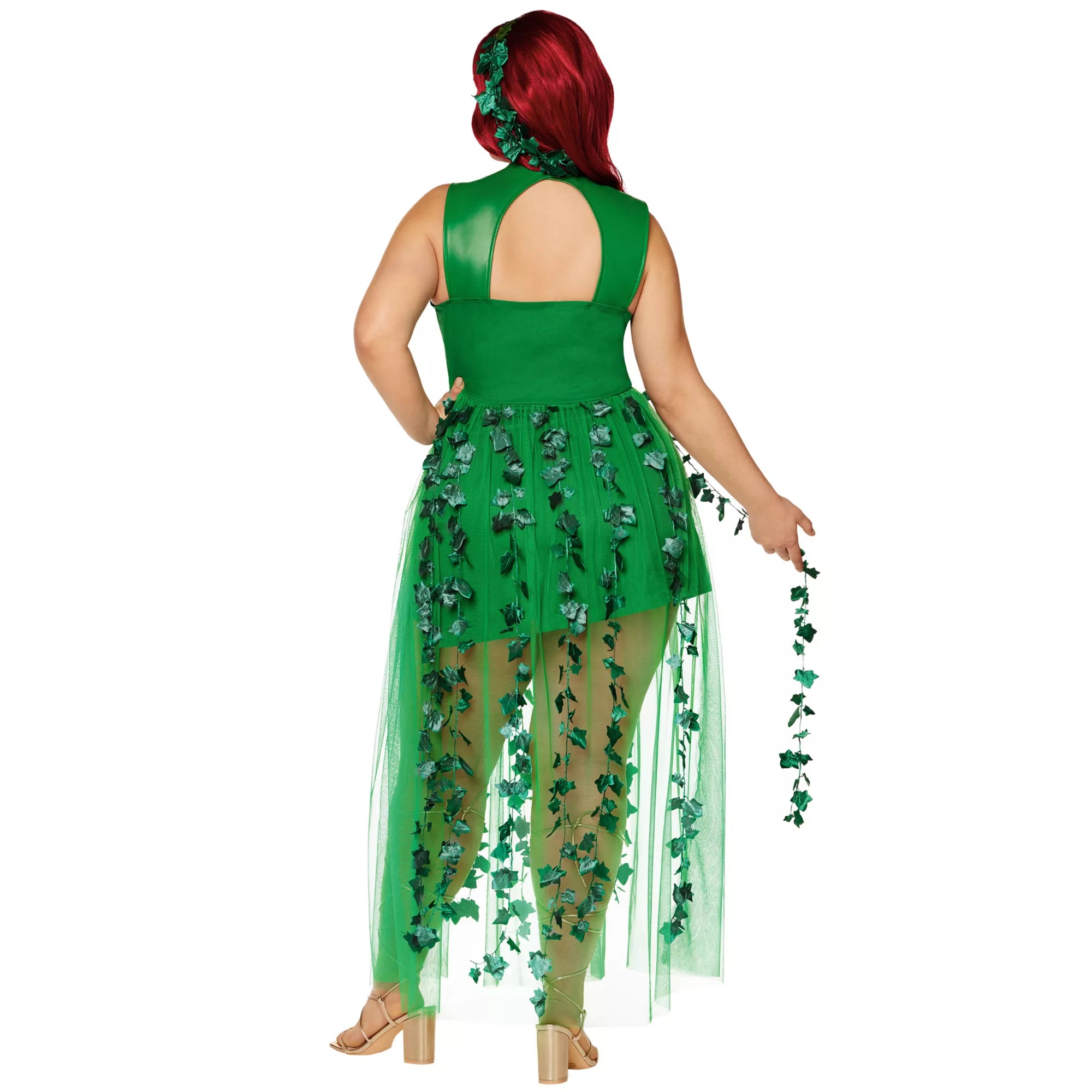 Adult Poison Ivy Plus Size Dress Costume - DC
