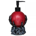 Red Globe Skeleton Hand Soap Dispenser