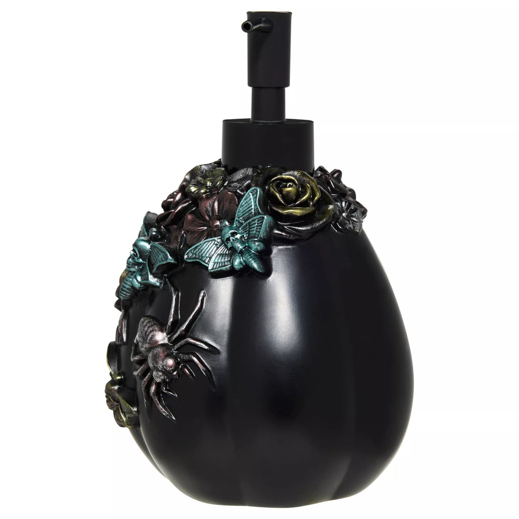 Decorative Black Pumpkin Soap Dispenser