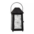 White Glass Spider Web Lantern