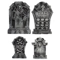 Multi-Pack Skull Tombstones - 4 Pack