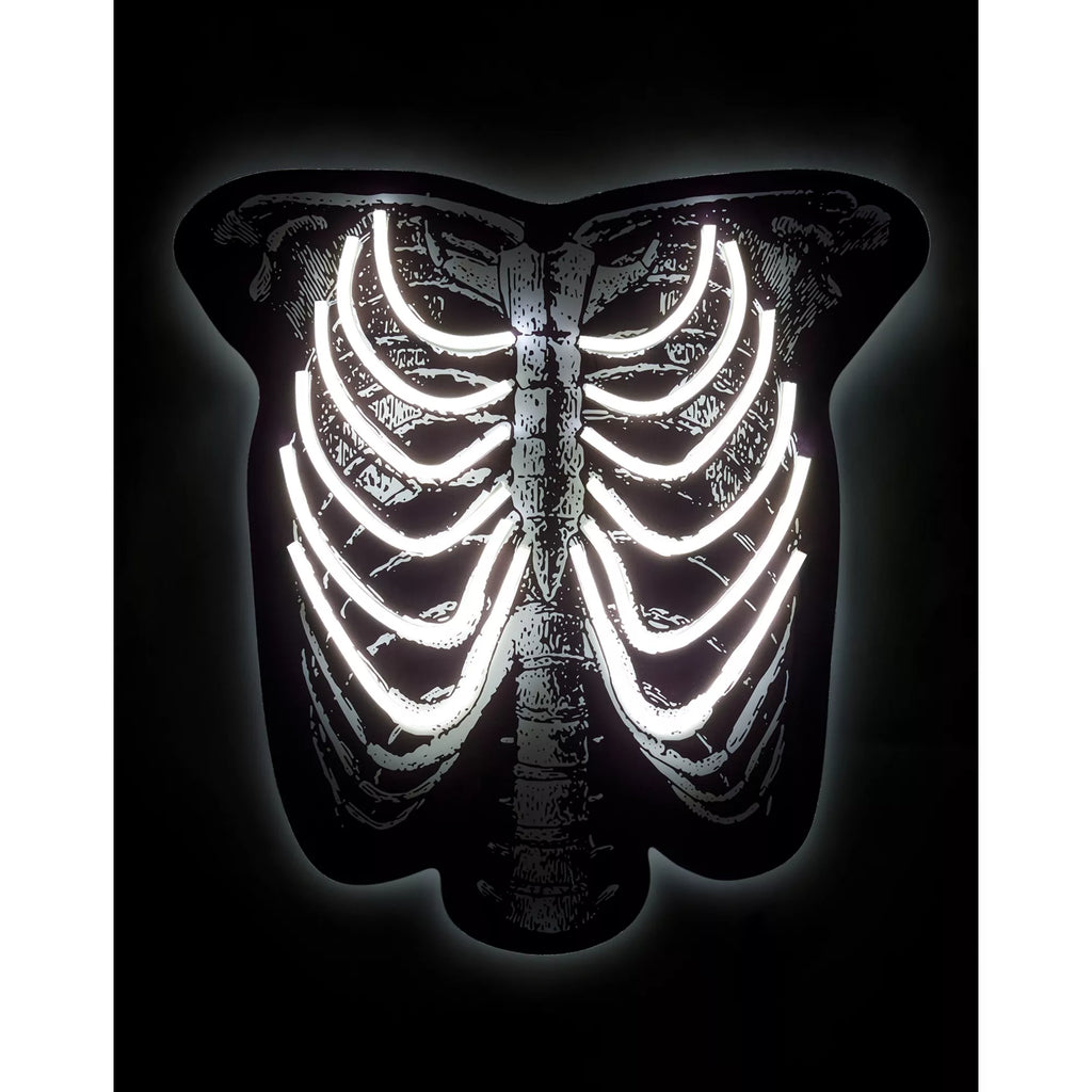 Skeleton Torso Neon LED Light-Up Sign