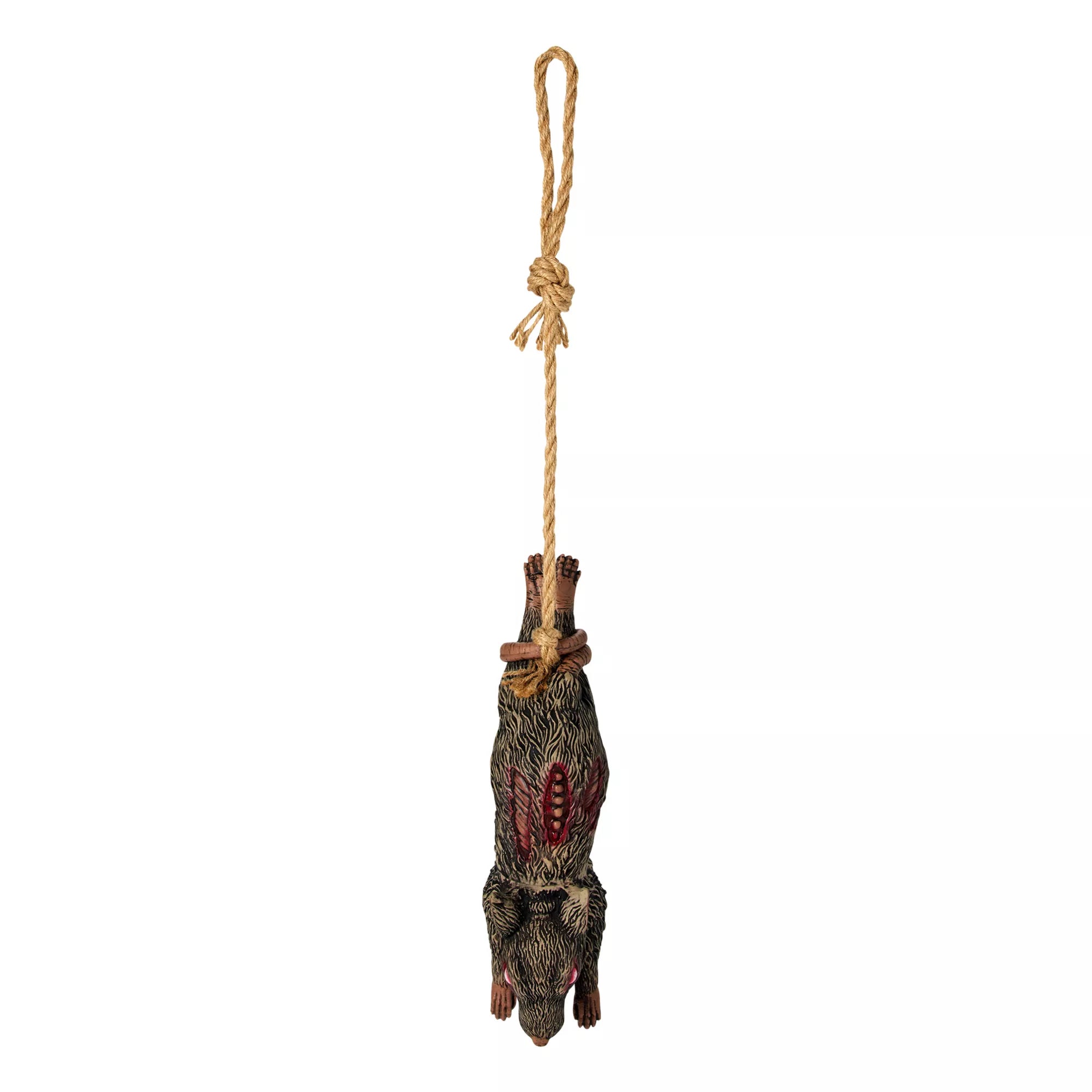 Hanging Zombie Rat Static Prop