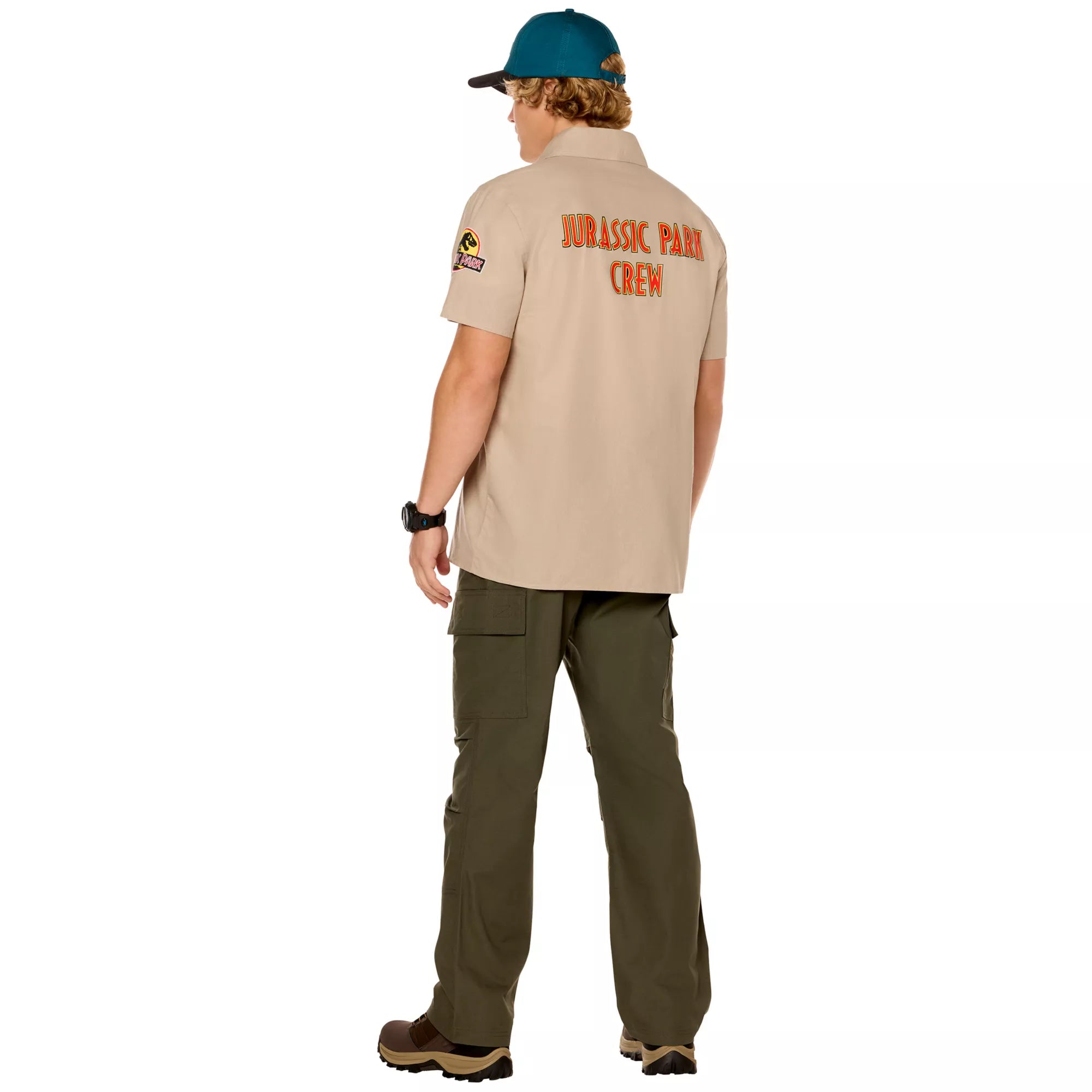 Adult Jurassic Park Work Shirt Costume Kit