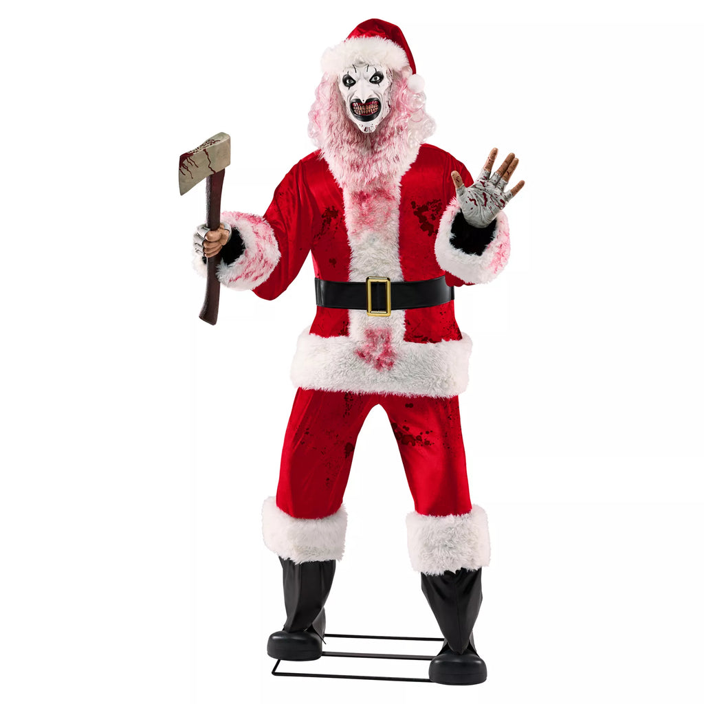 6 Ft 3 In Art the Clown Santa Claus Animatronic - Terrifier 3