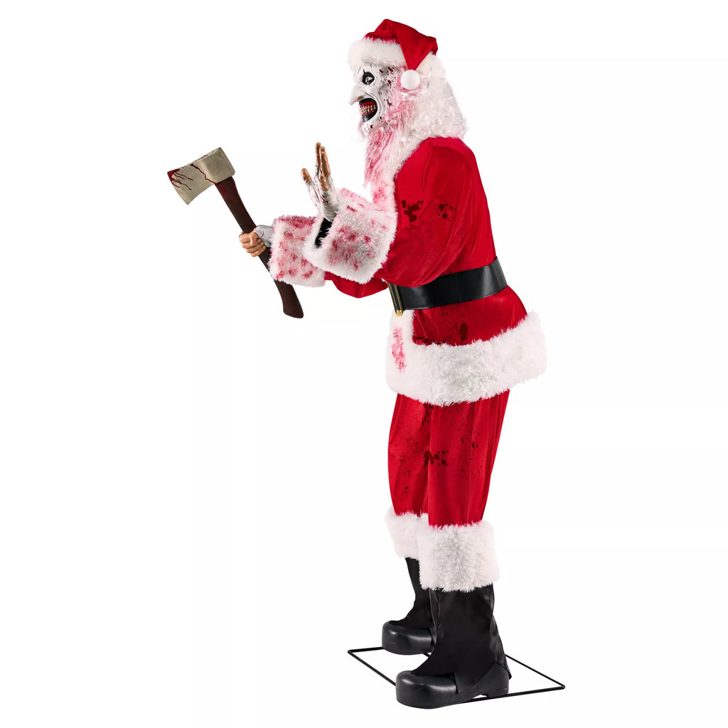 6 Ft 3 In Art the Clown Santa Claus Animatronic - Terrifier 3