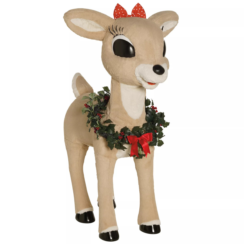 4 Ft Clarice Animatronic - Rudolph the Red-Nosed Reindeer