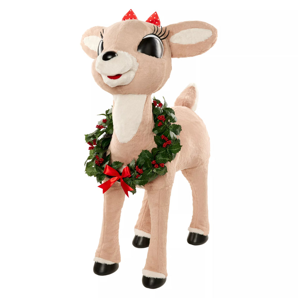4 Ft Clarice Animatronic - Rudolph the Red-Nosed Reindeer
