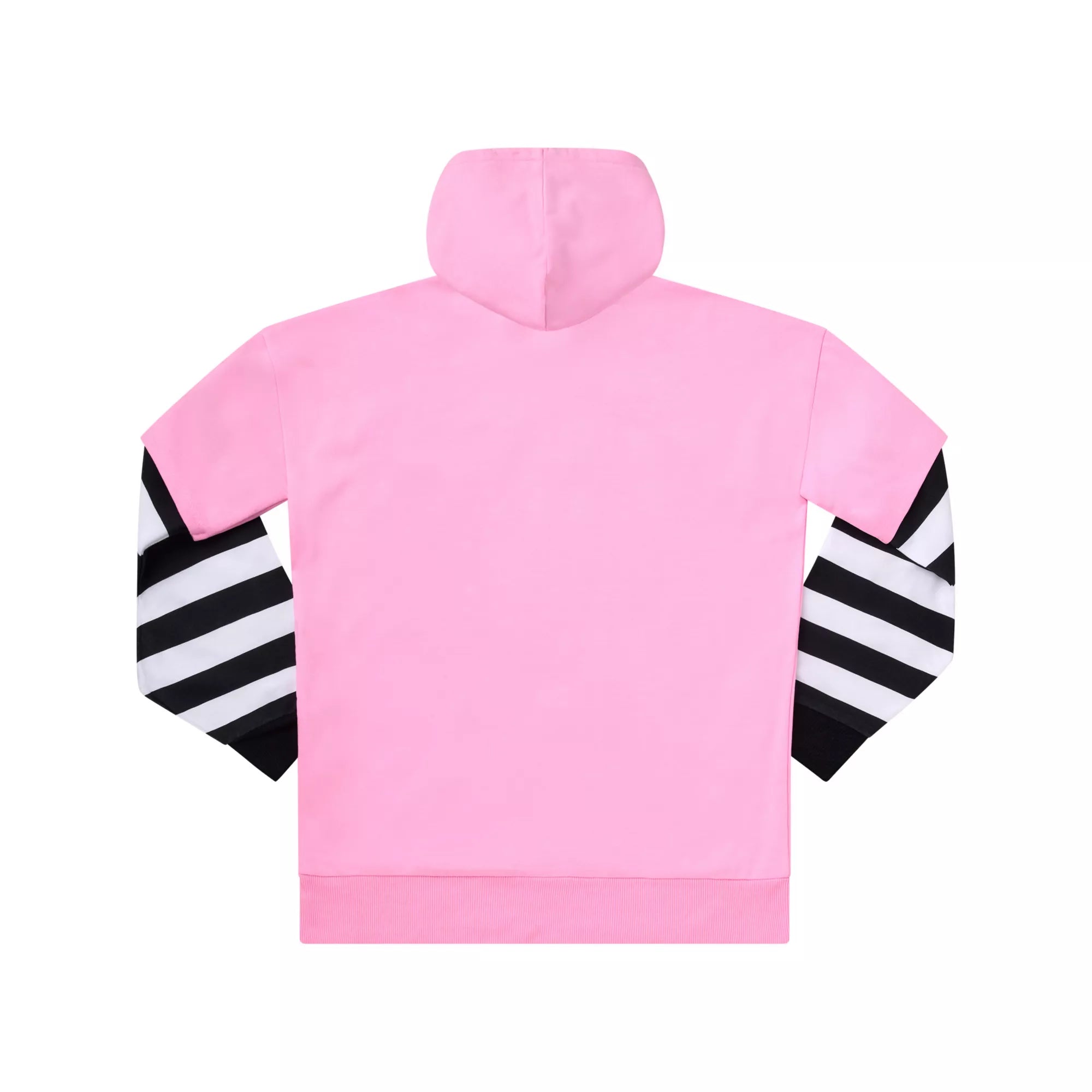 Ghost Face Slash Layered Hoodie