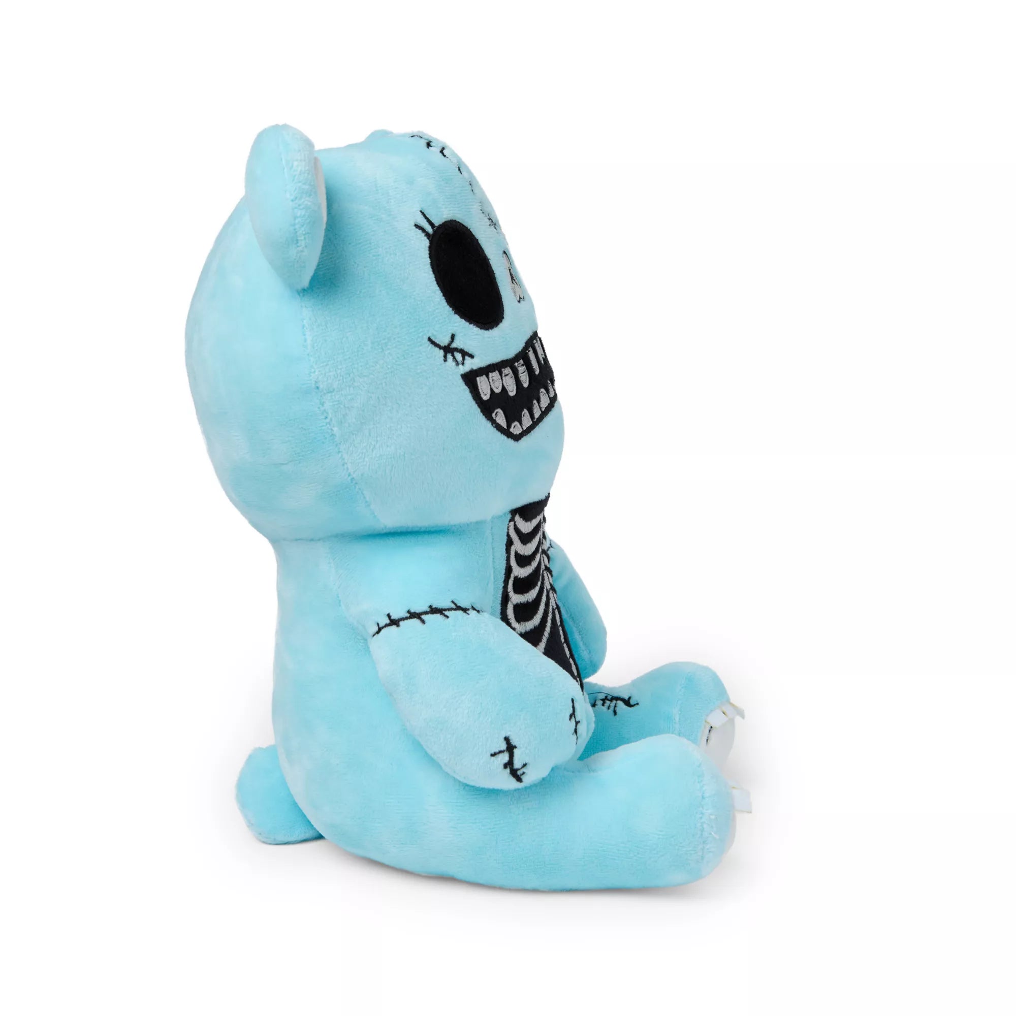 Blue Skeletal Bear Plush Toy