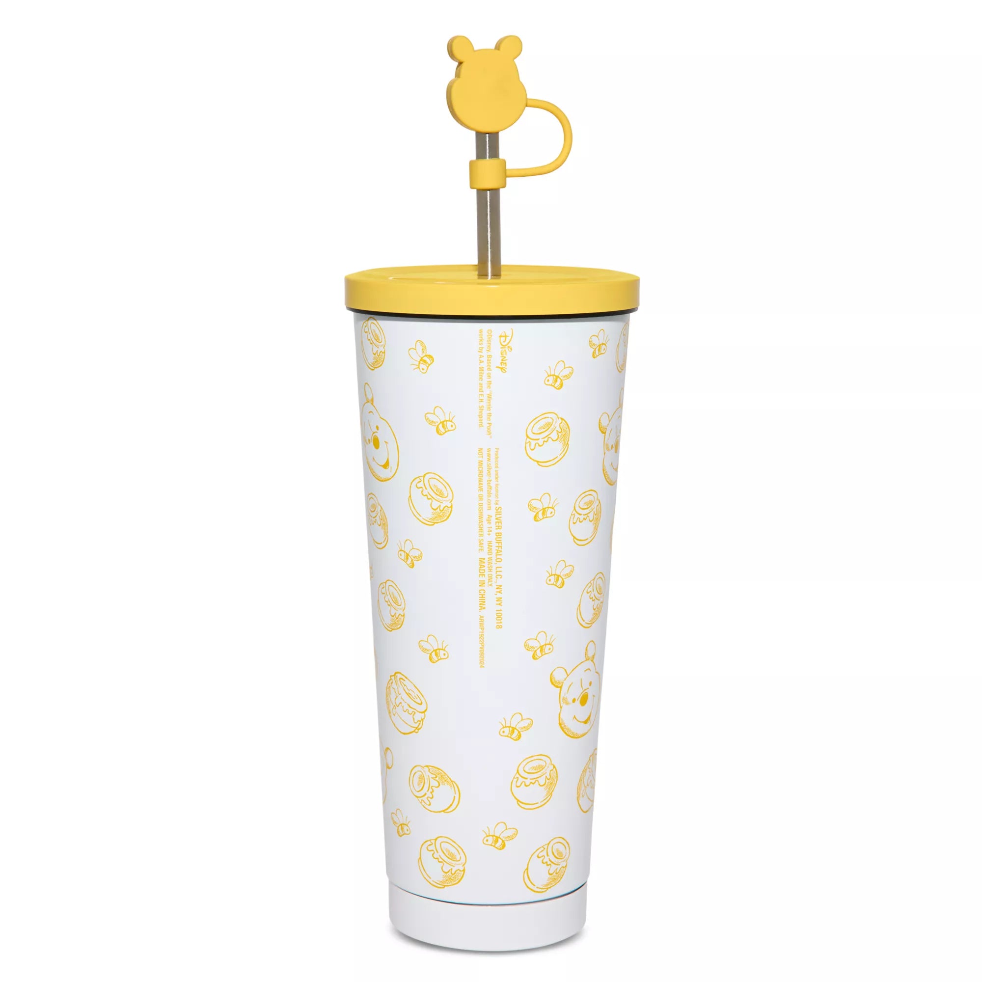 Winnie the Pooh Honey Bee Cup with Straw and Topper - 24 oz.