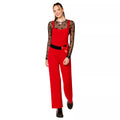Adult Red Santa Christmas Overalls