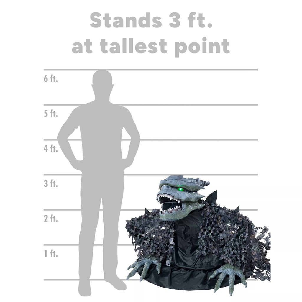 3 Ft Bog Monster Animatronic