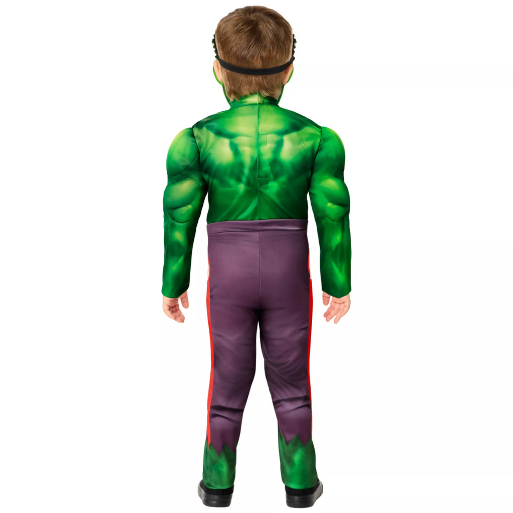 Toddler Hulk Jumpsuit Costume - Avengers Classic