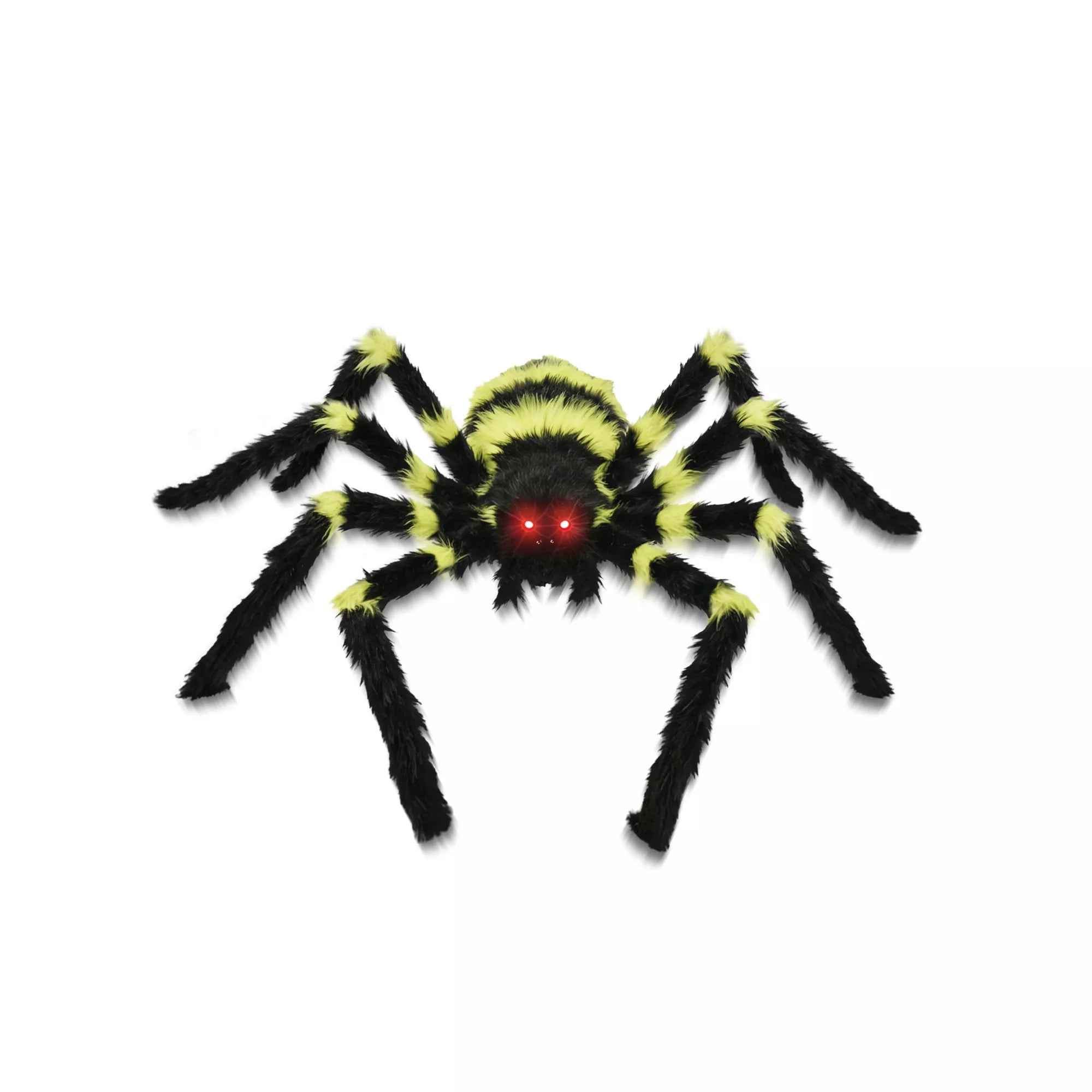 21 Inch LED Green Jumping Spider Animatronic