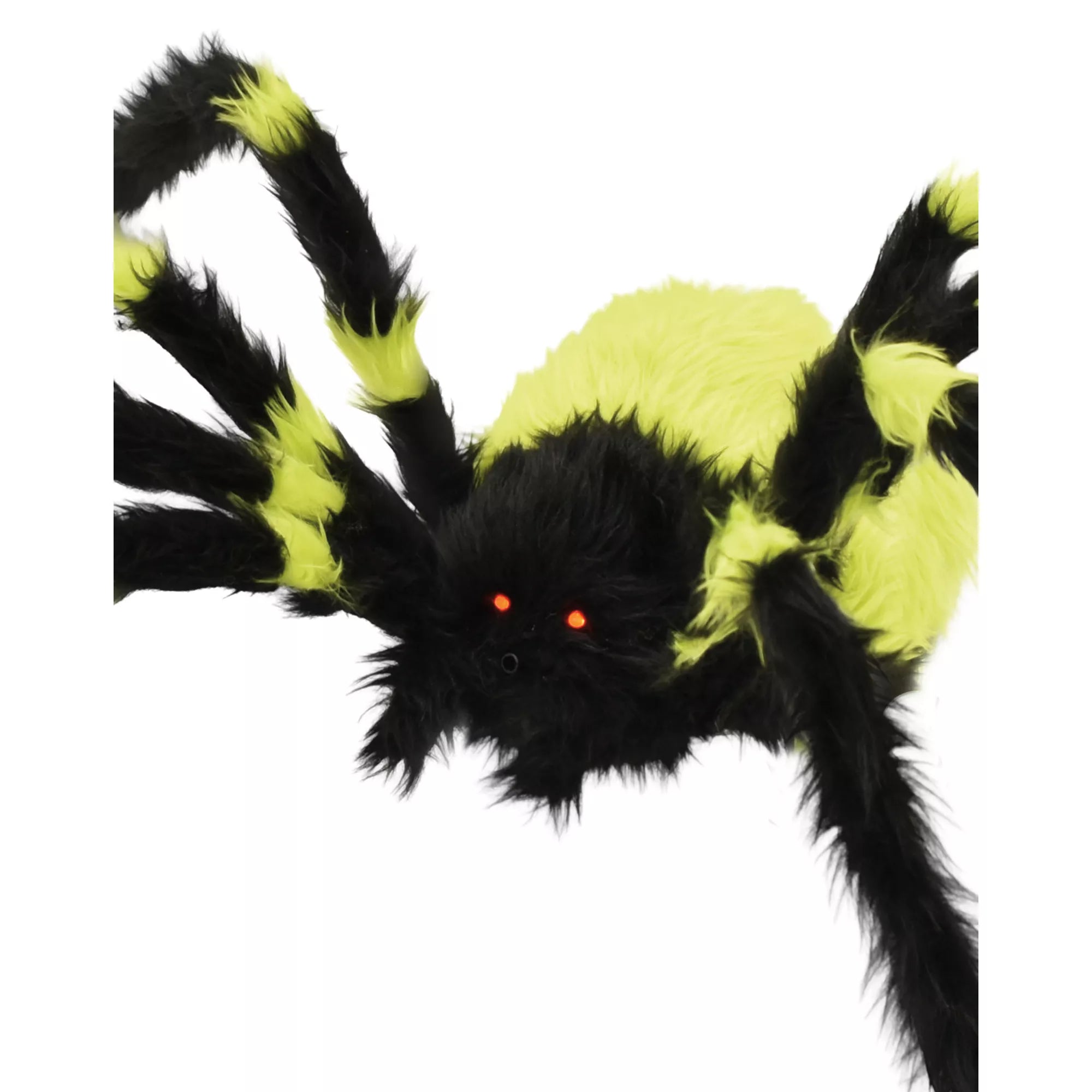 21 Inch LED Green Jumping Spider Animatronic