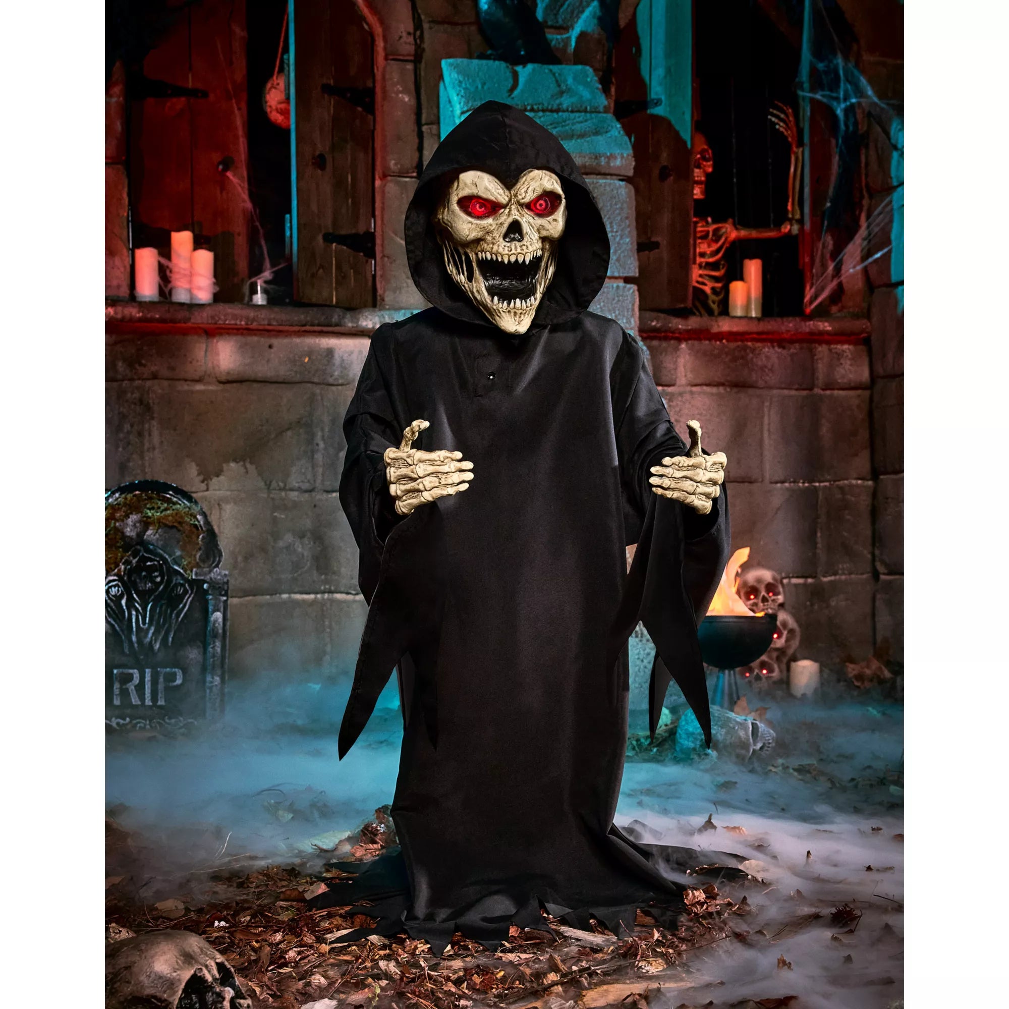 3 Ft 3 In Screaming Reaper Animatronic