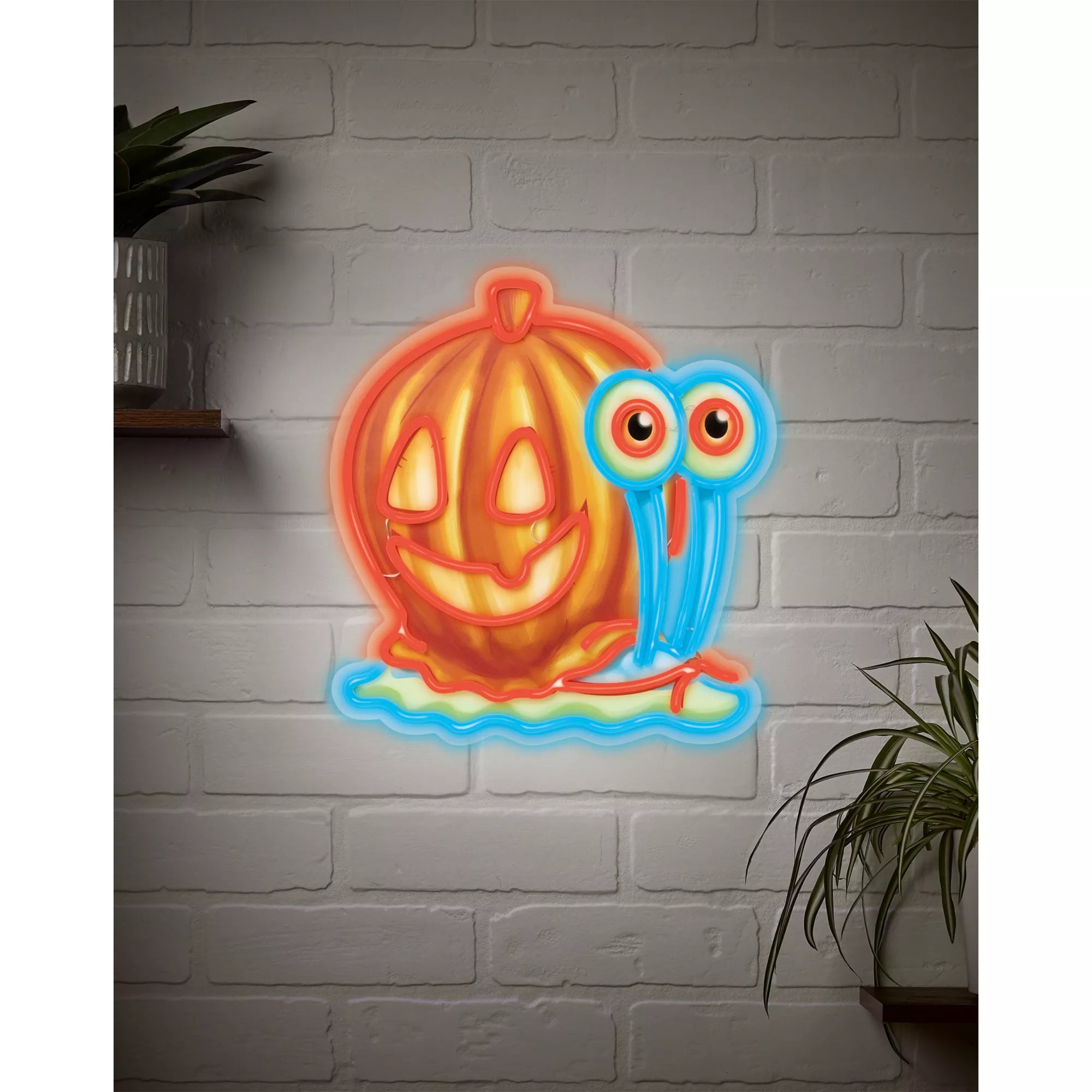 Pumpkin Gary Neon LED Light-Up Sign - SpongeBob SquarePants