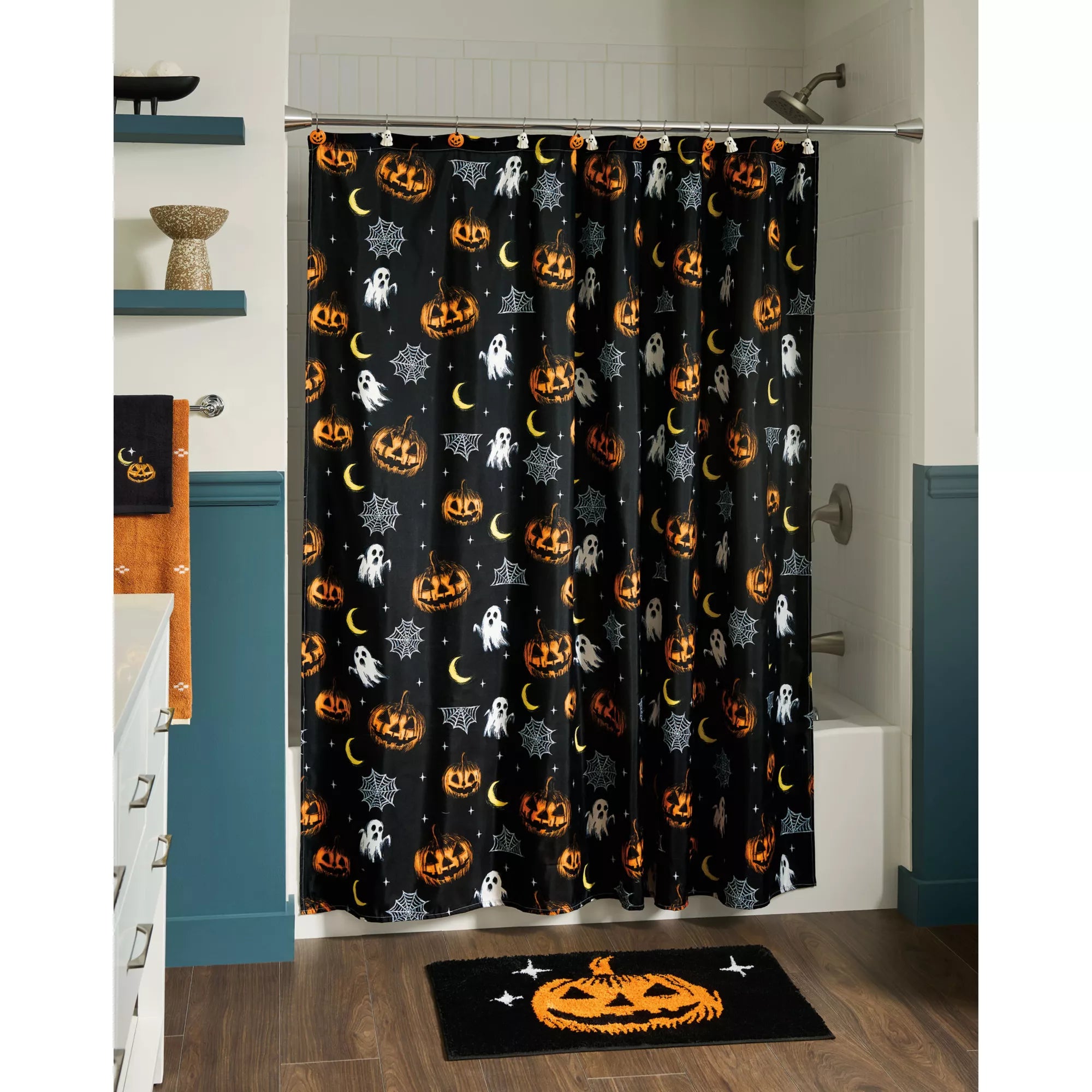 Pumpkin Shower Curtain