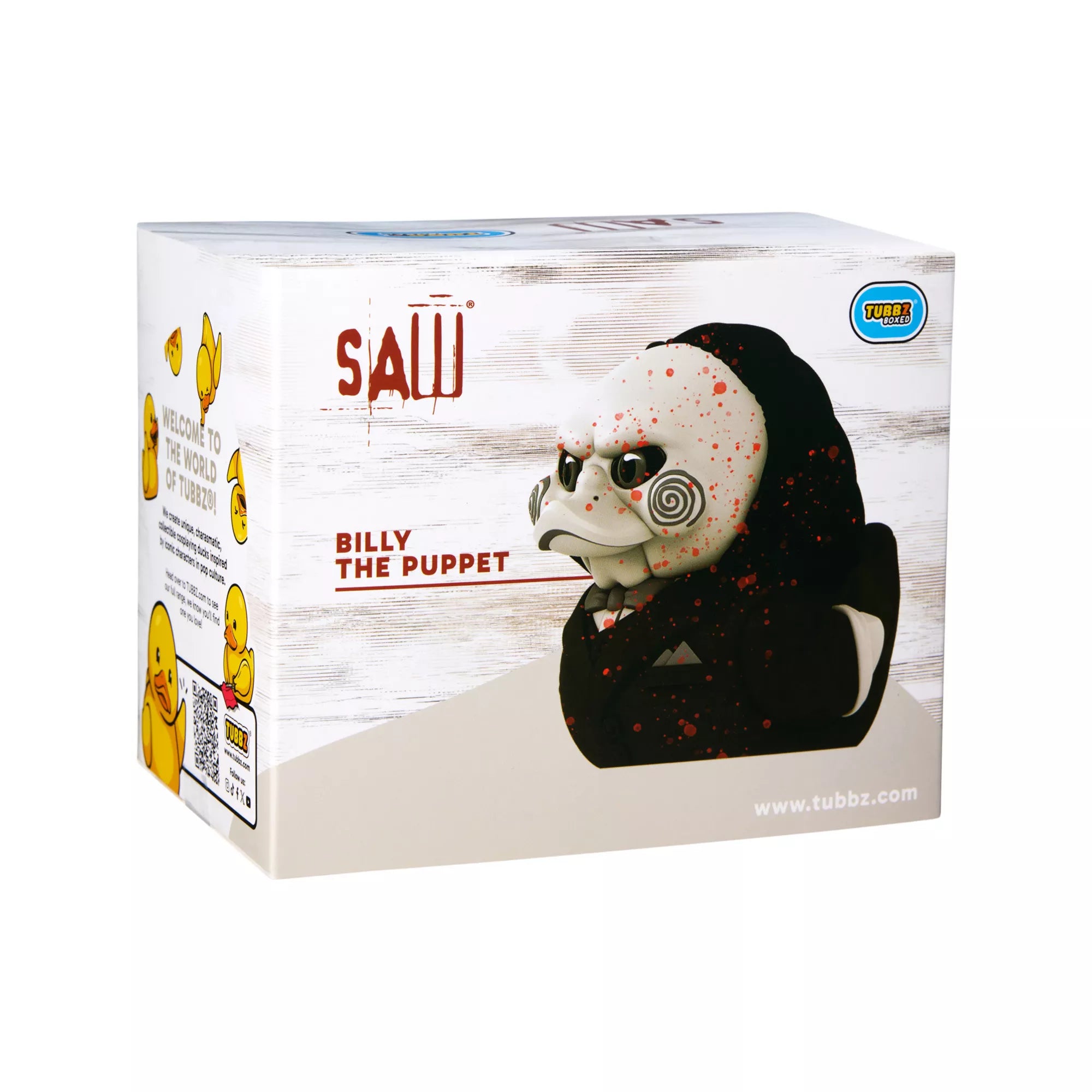 TUBBZ Billy the Puppet Blood Splatter Rubber Duck - Saw