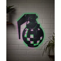 Multi-Color Boogie Bomb Light-Up LED Sign - Fortnite