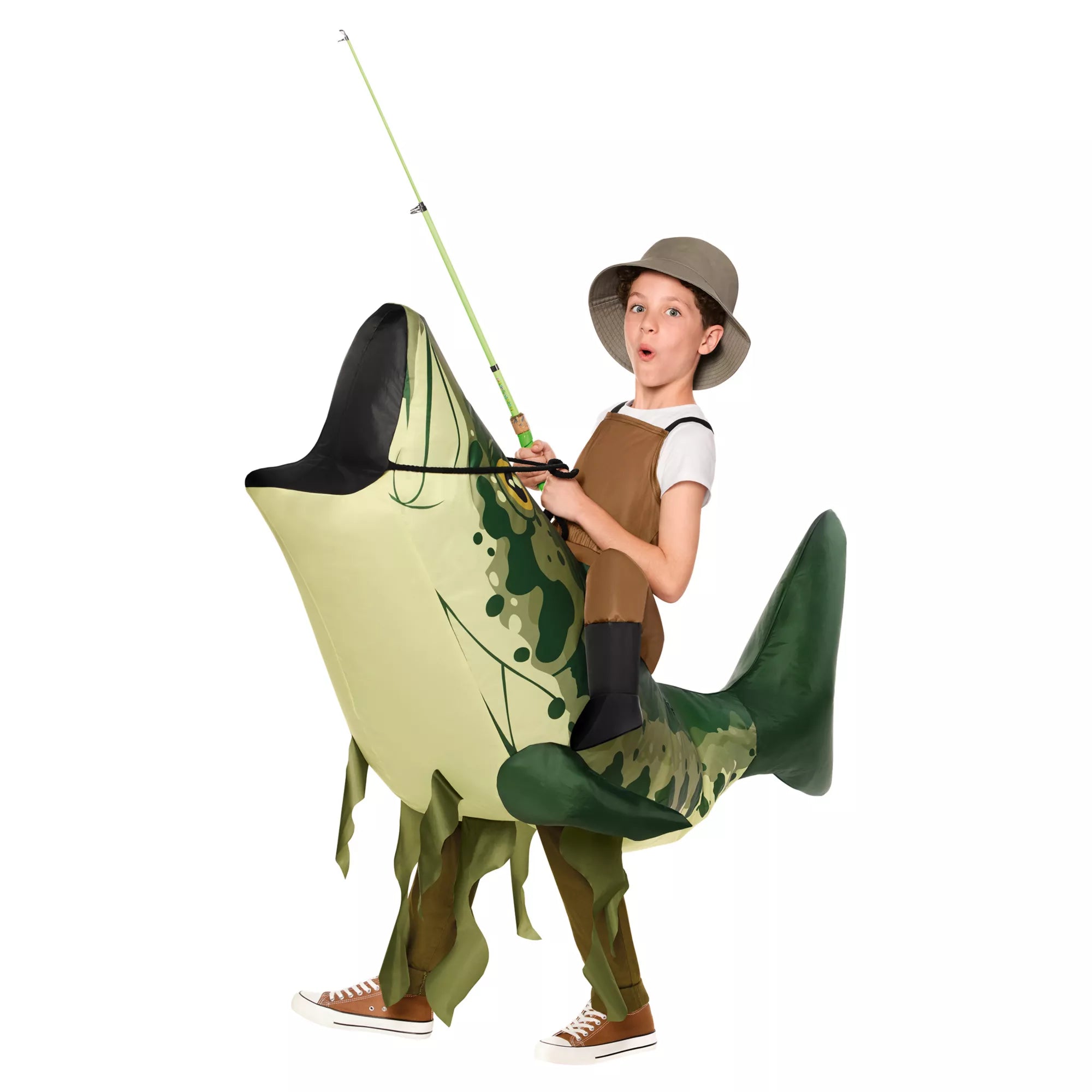 Kids Inflatable Fish Ride-Along Costume