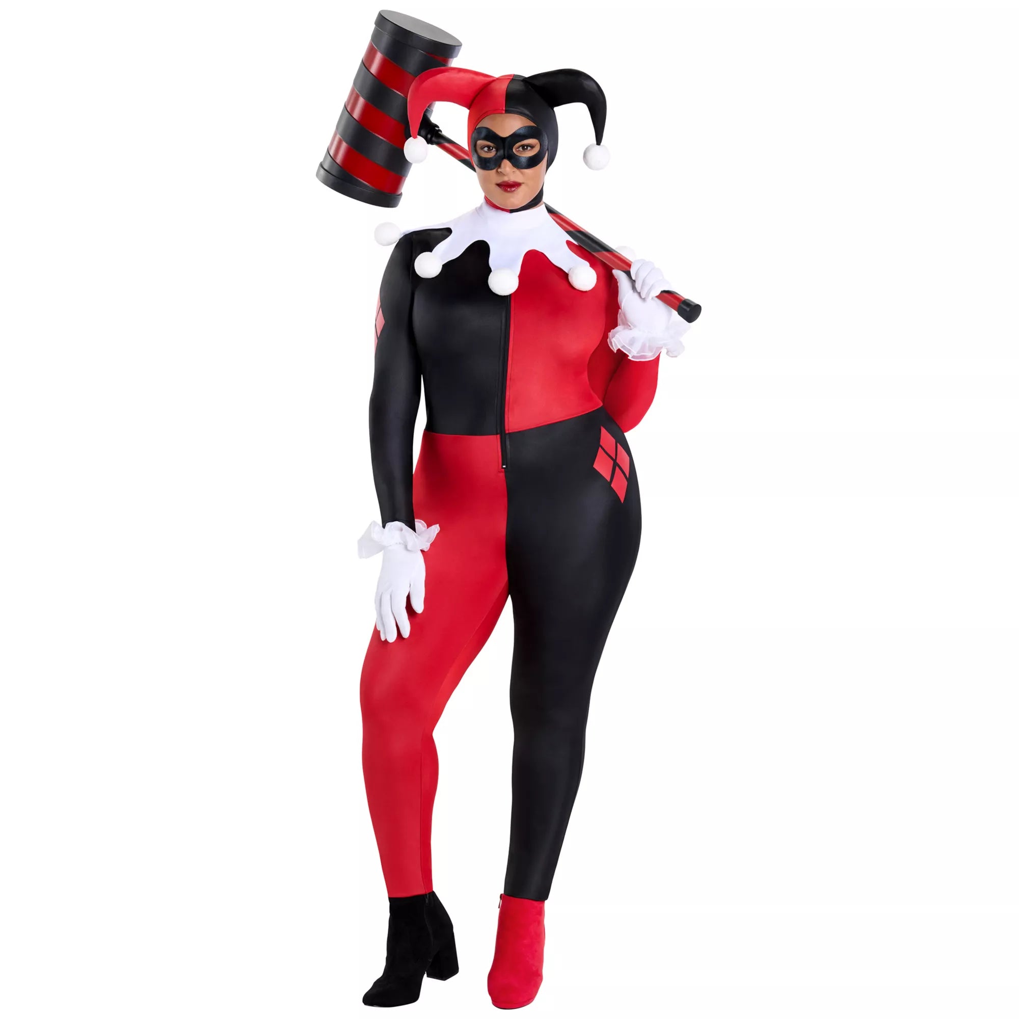 Adult Harley Quinn Catsuit Costume - DC Villains