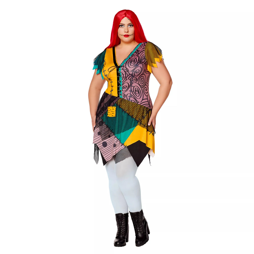 Adult Sally Plus Size Dress - The Nightmare Before Christmas
