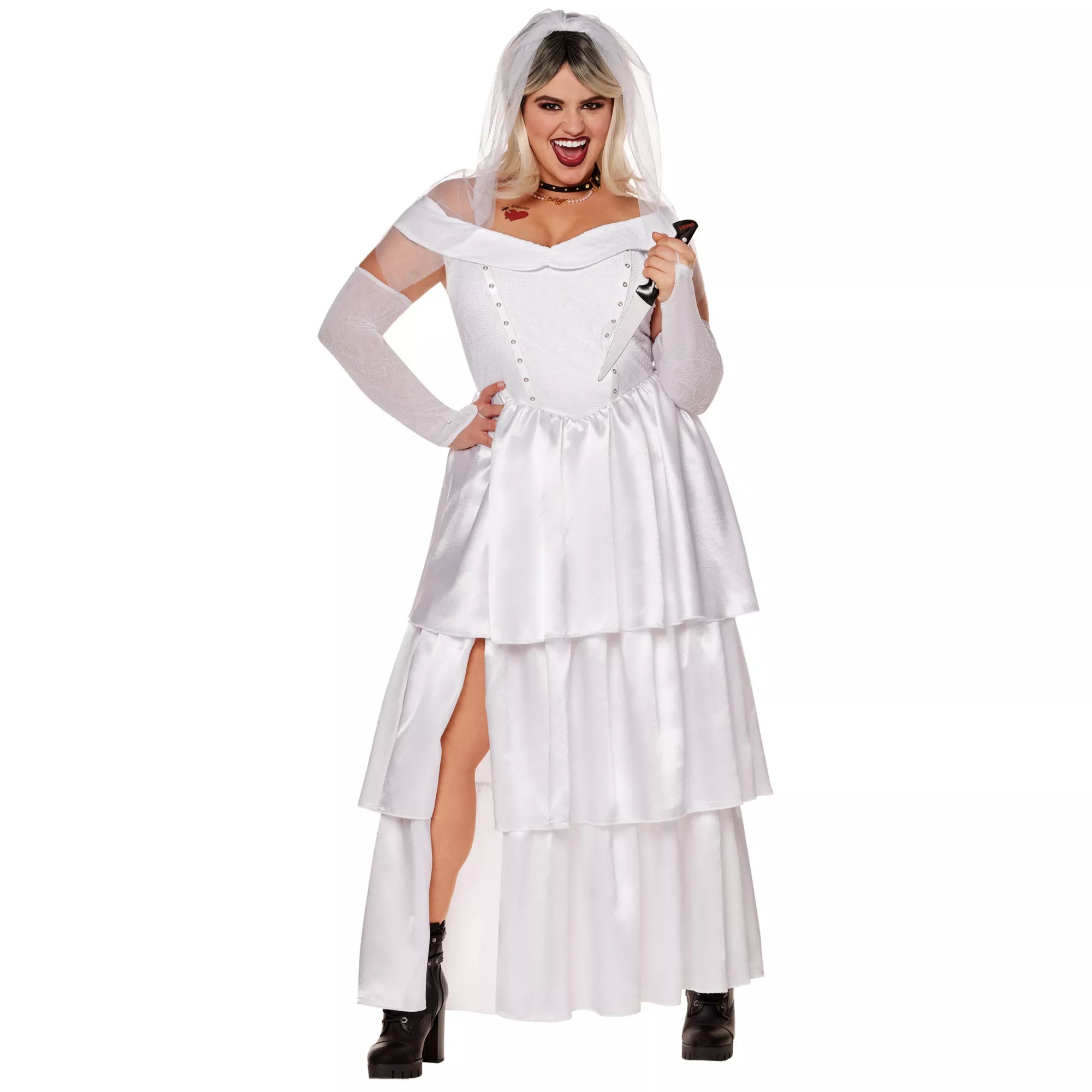 Adult Tiffany Wedding Dress Costume - Bride of Chucky