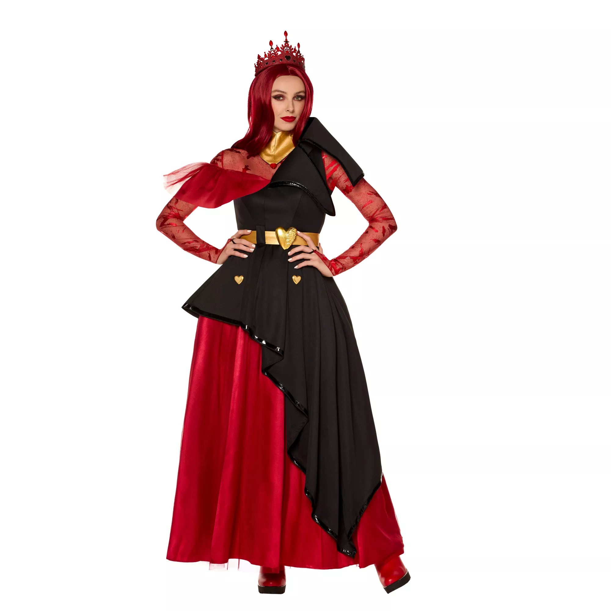 Adult Queen of Hearts Costume - Descendants: The Rise of Red