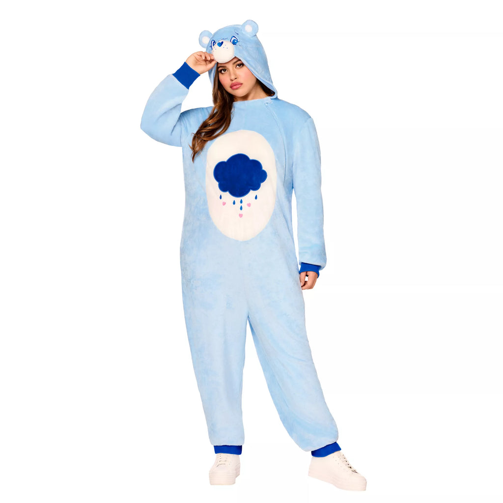 Adult Grumpy Bear Plus Size Jumpsuit - Care Bears