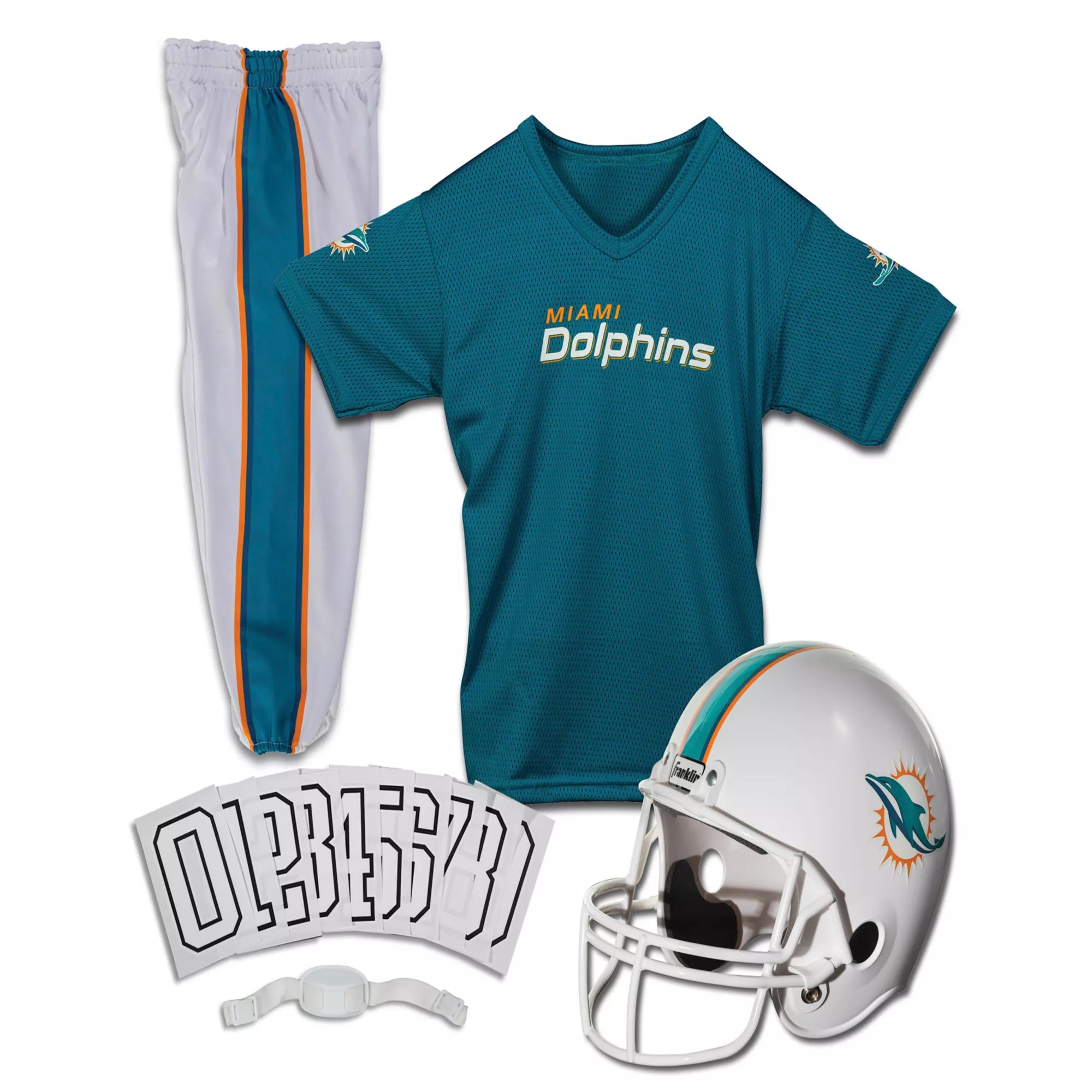Kids Miami Dolphins NFL Uniform Costume Deluxe - Franklin Sports
